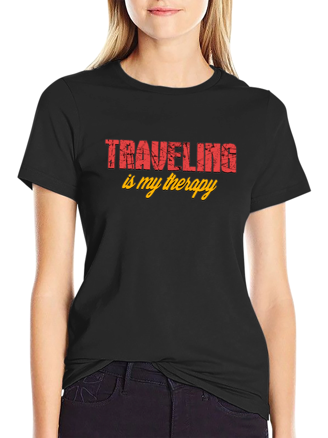 Traveling is My Therapy Graphic Tee