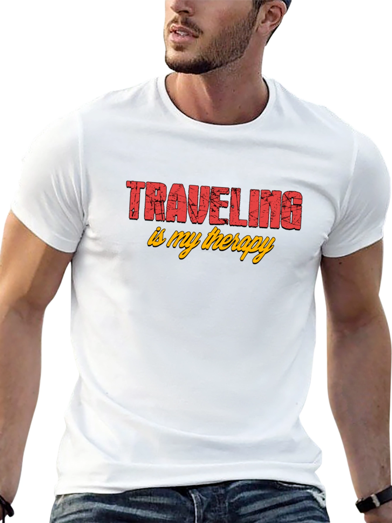 Traveling is My Therapy Graphic Tee