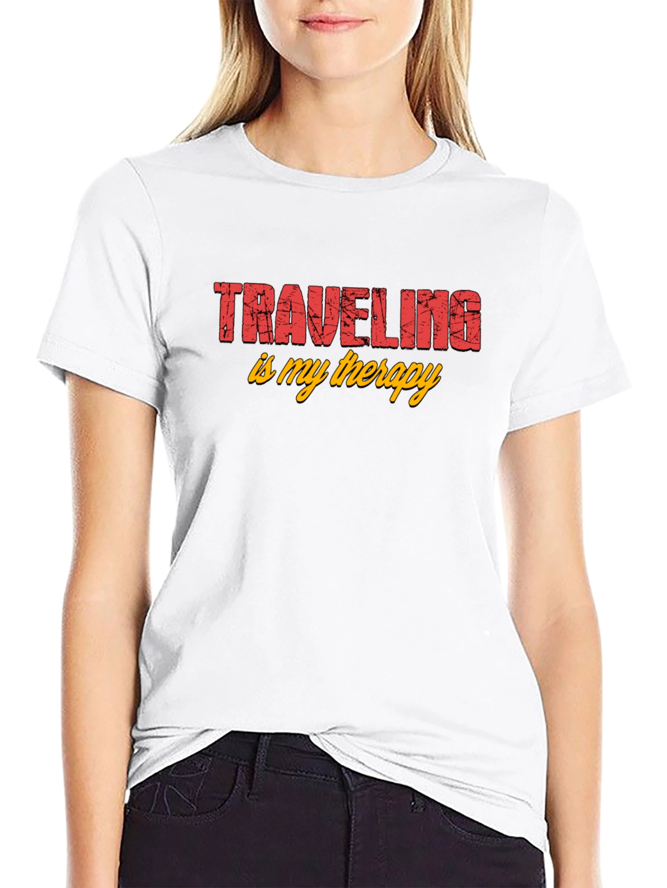Traveling is My Therapy Graphic Tee