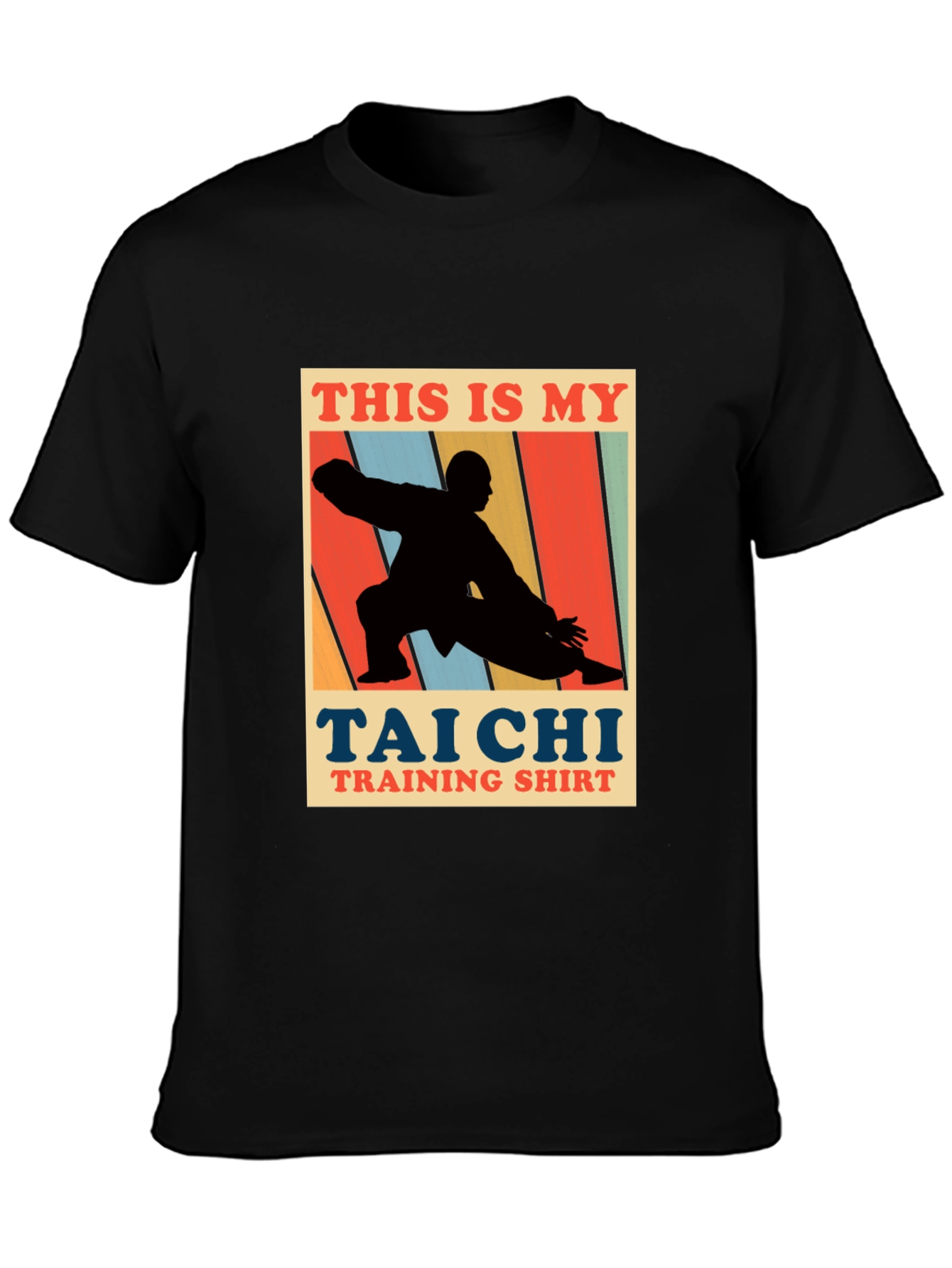 Tai Chi Training Shirt - Retro Martial Arts Tee