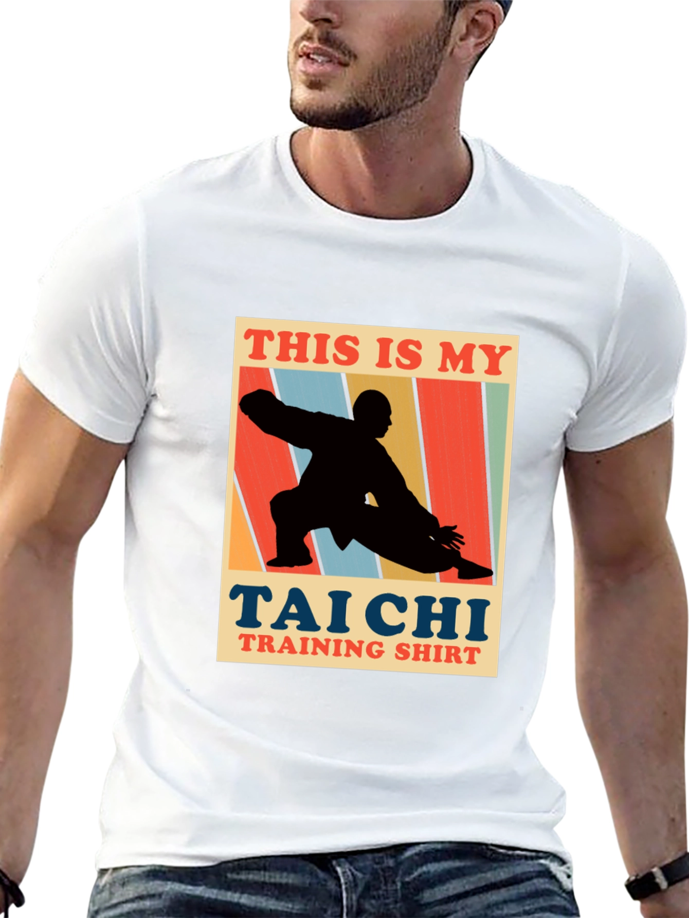 Tai Chi Training Shirt - Retro Martial Arts Tee