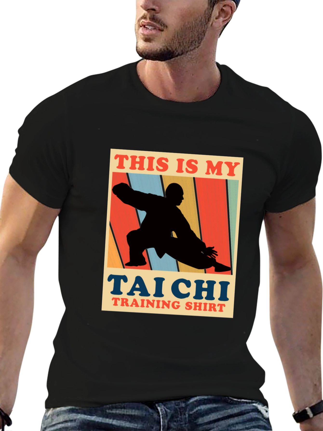 Tai Chi Training Shirt - Retro Martial Arts Tee
