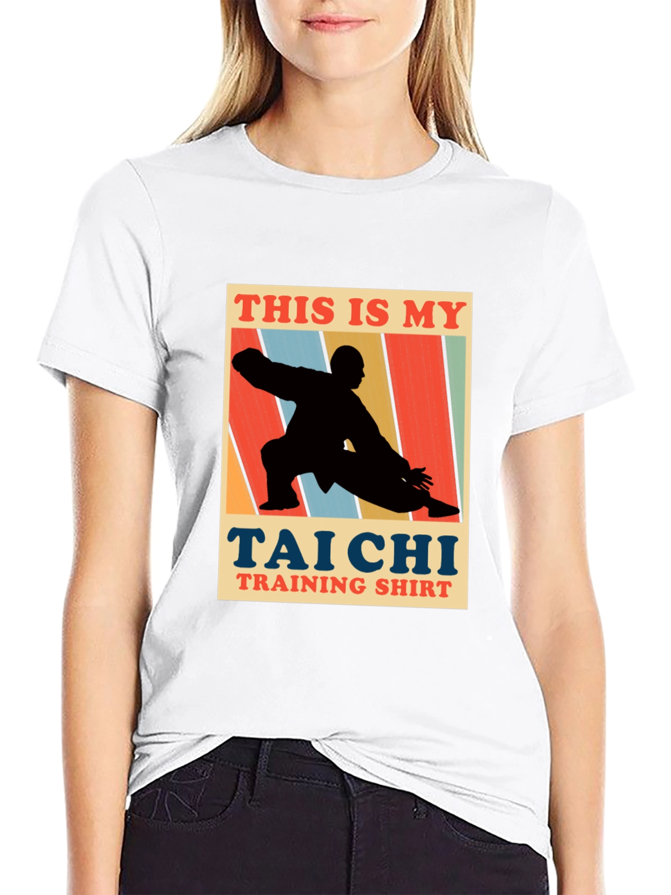 Tai Chi Training Shirt - Retro Martial Arts Tee