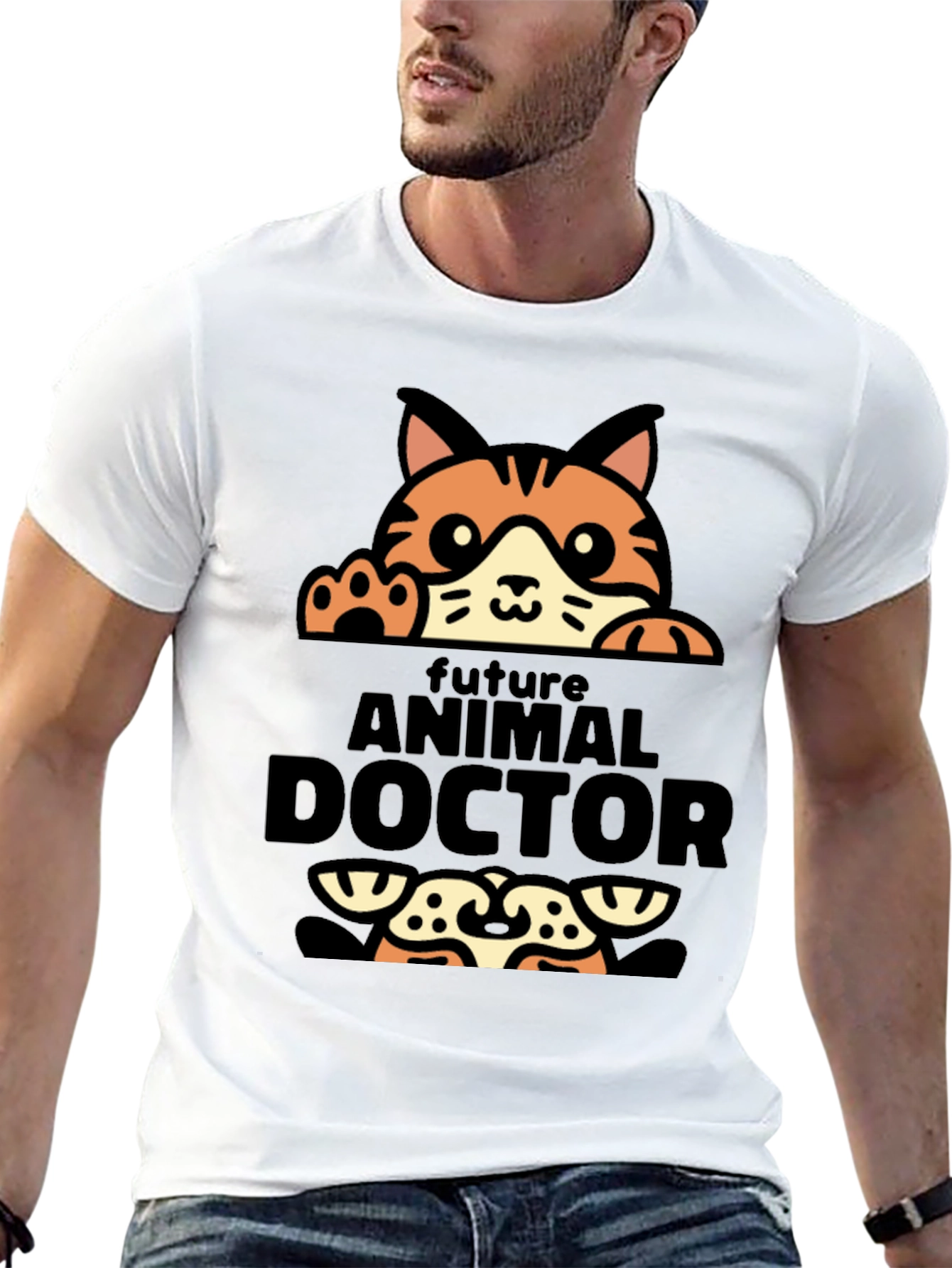 Future Animal Doctor Cat T-Shirt
