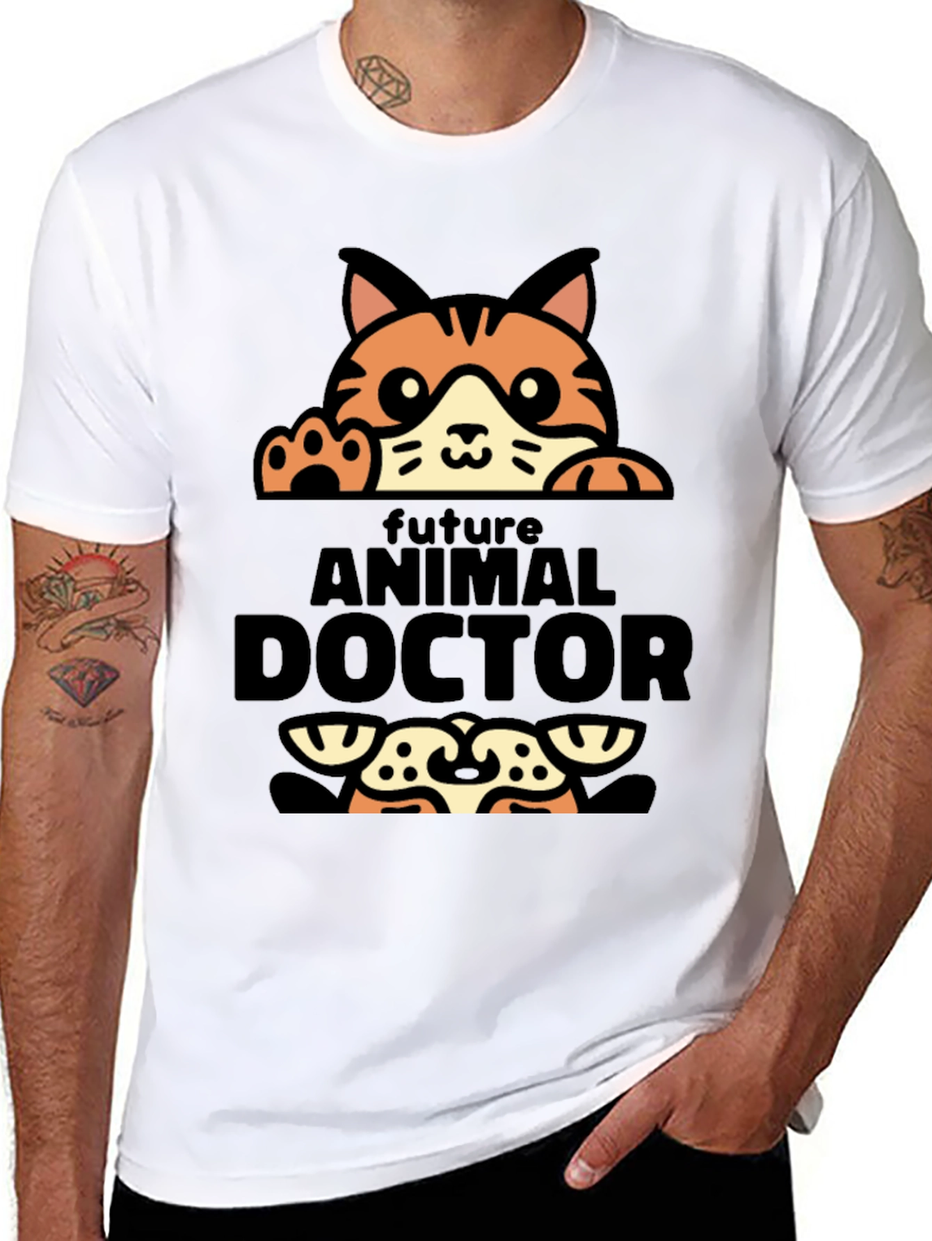 Future Animal Doctor Cat T-Shirt
