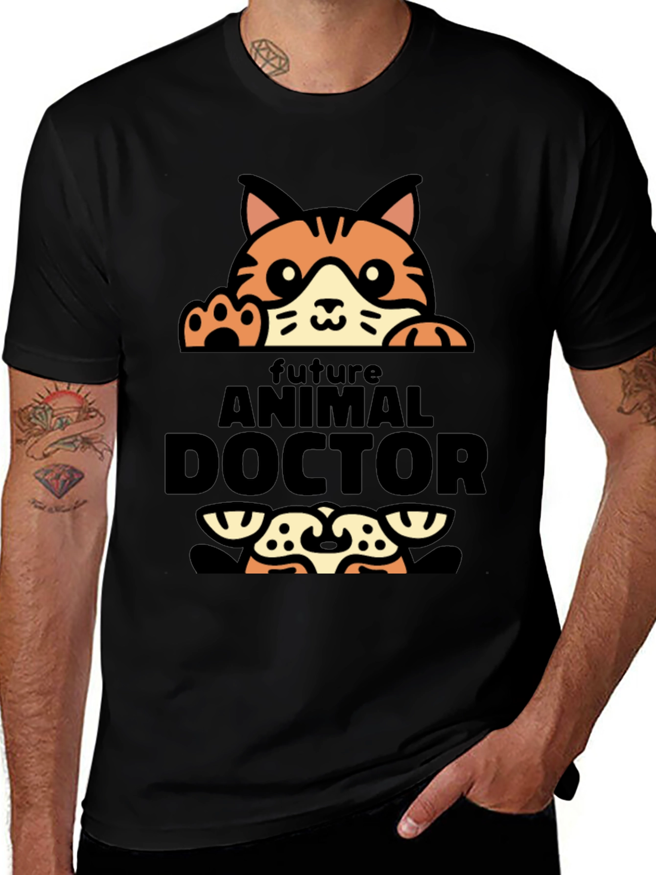 Future Animal Doctor Cat T-Shirt