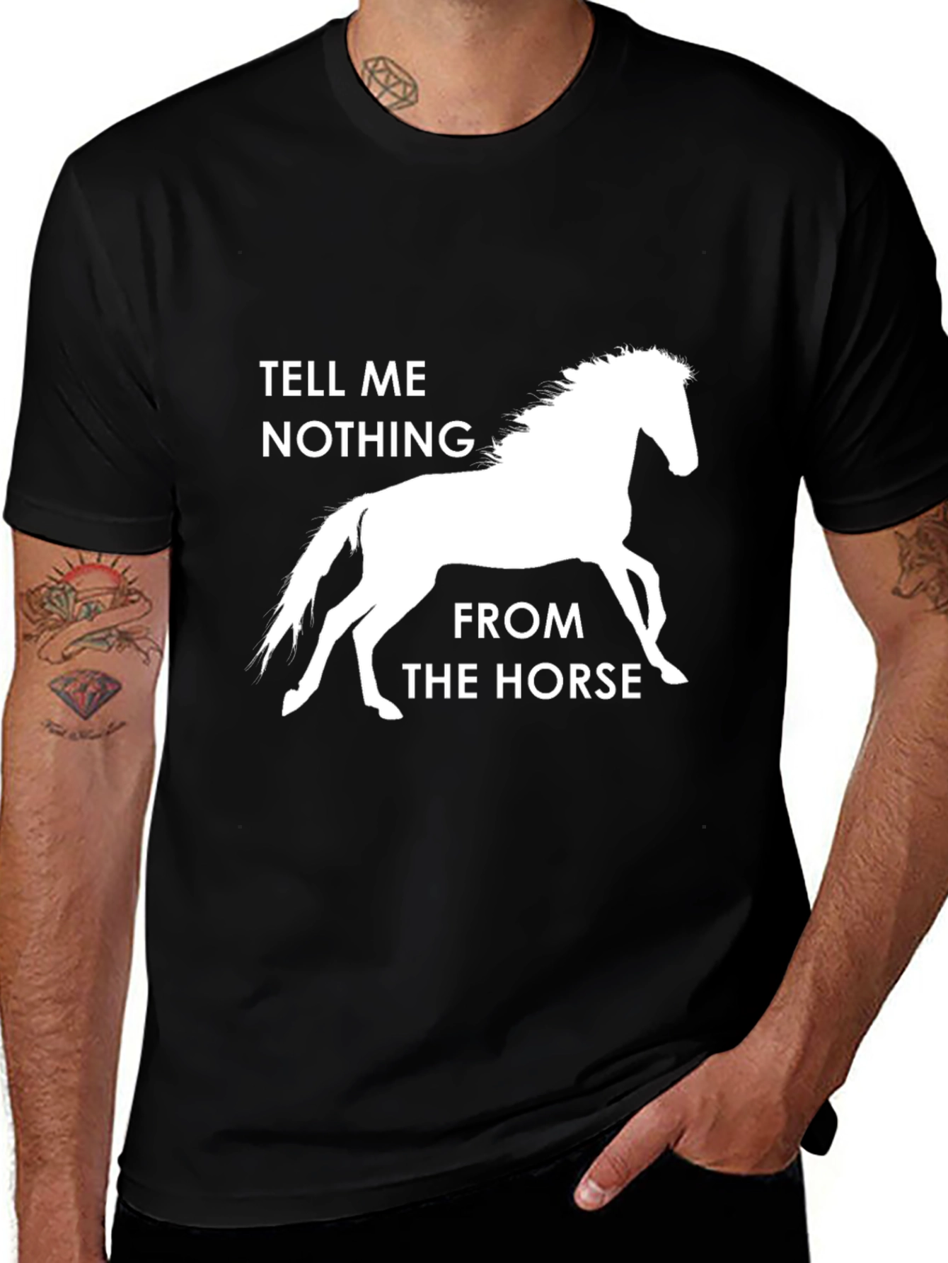 Tell Me Nothing From The Horse Graphic Tee