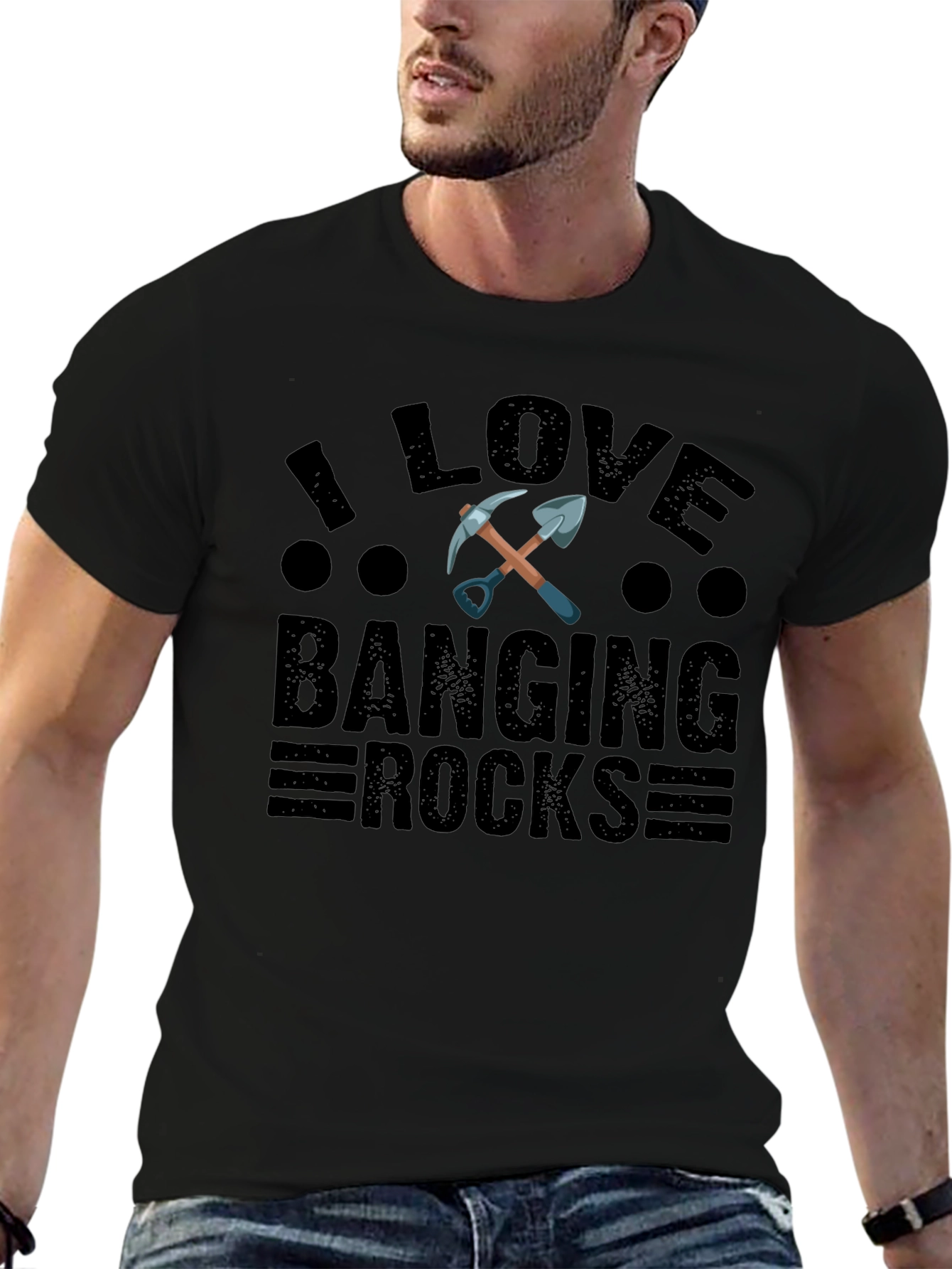 I Love Banging Rocks T-Shirt - Funny Geologist Tee