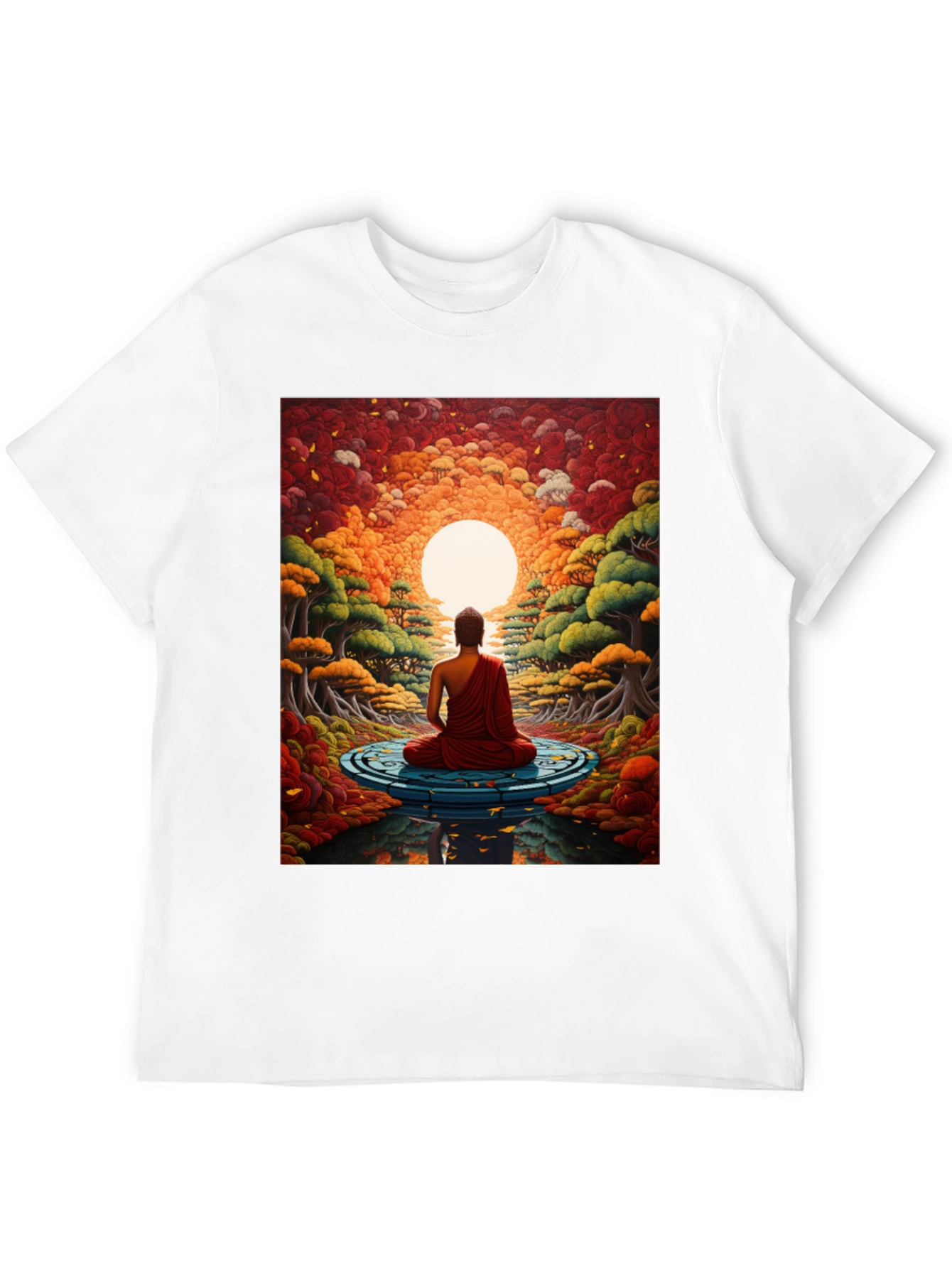 Meditative Buddha Graphic Tee