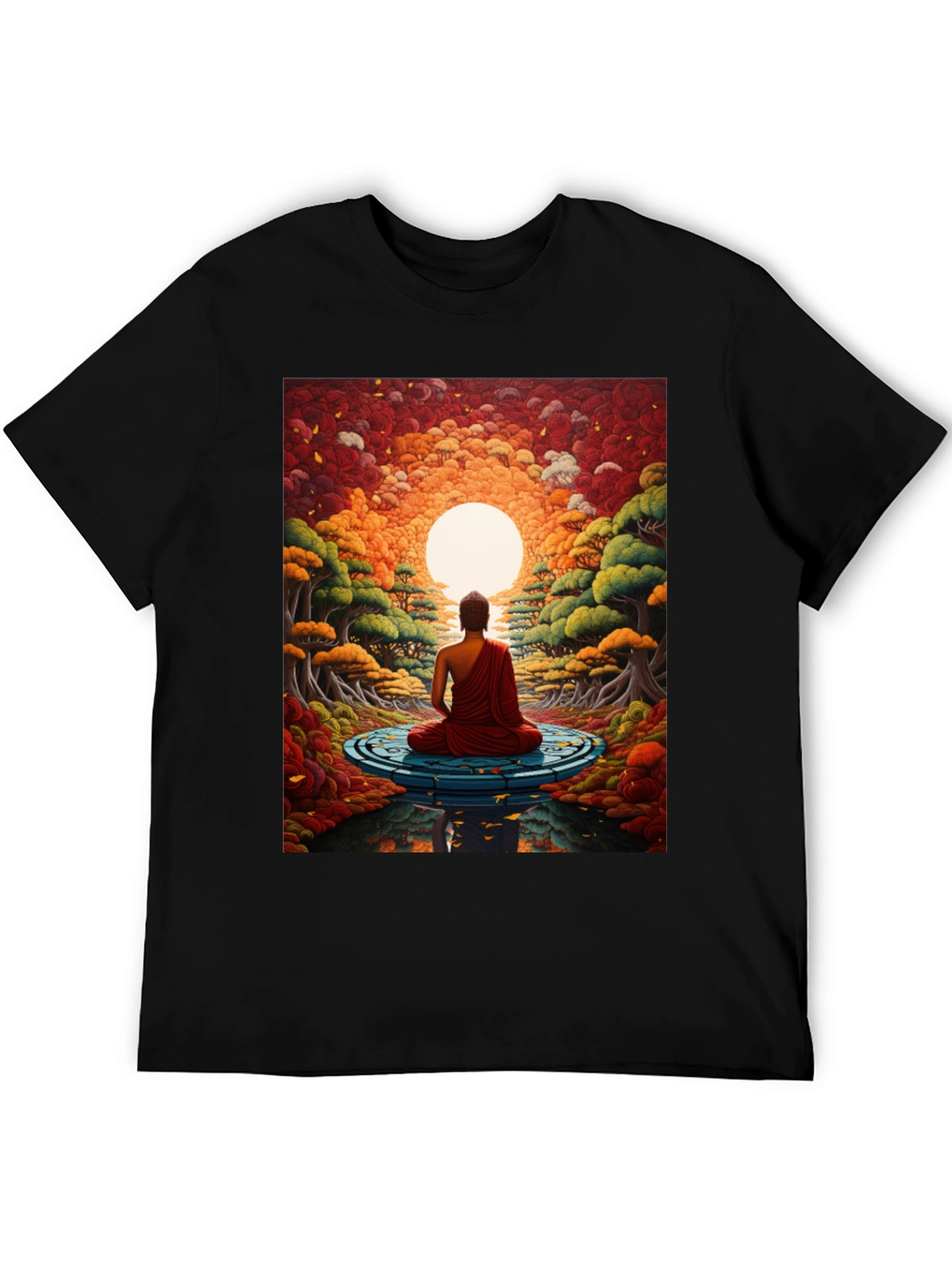 Meditative Buddha Graphic Tee