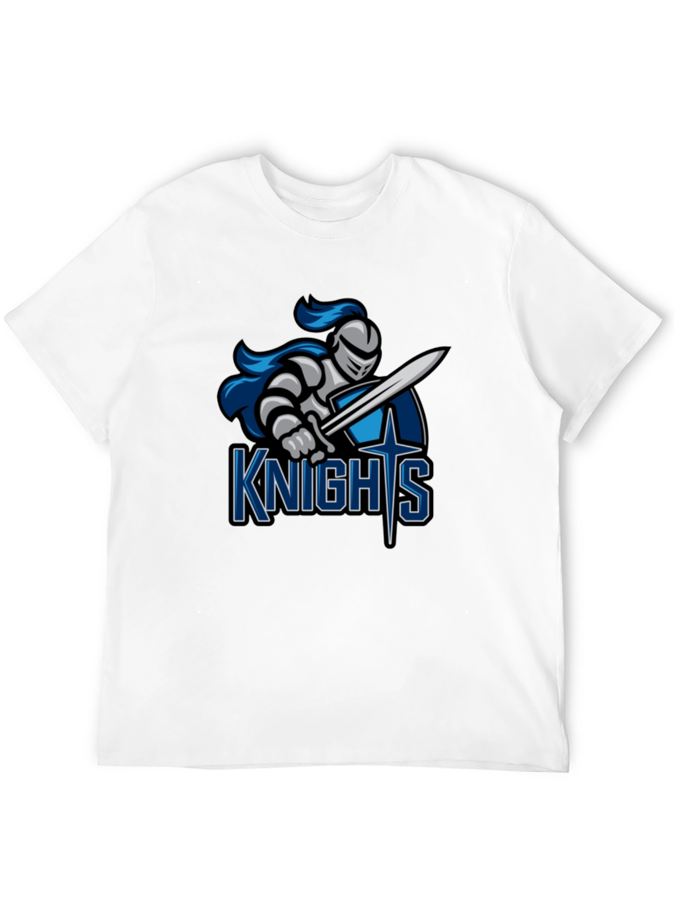 Knights T-Shirt - Black Tee with Graphic Print