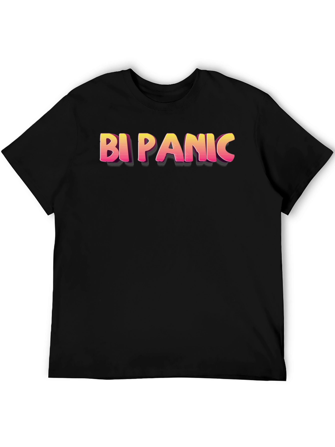 Bi Panic Graphic T-Shirt - Casual Unisex Tee