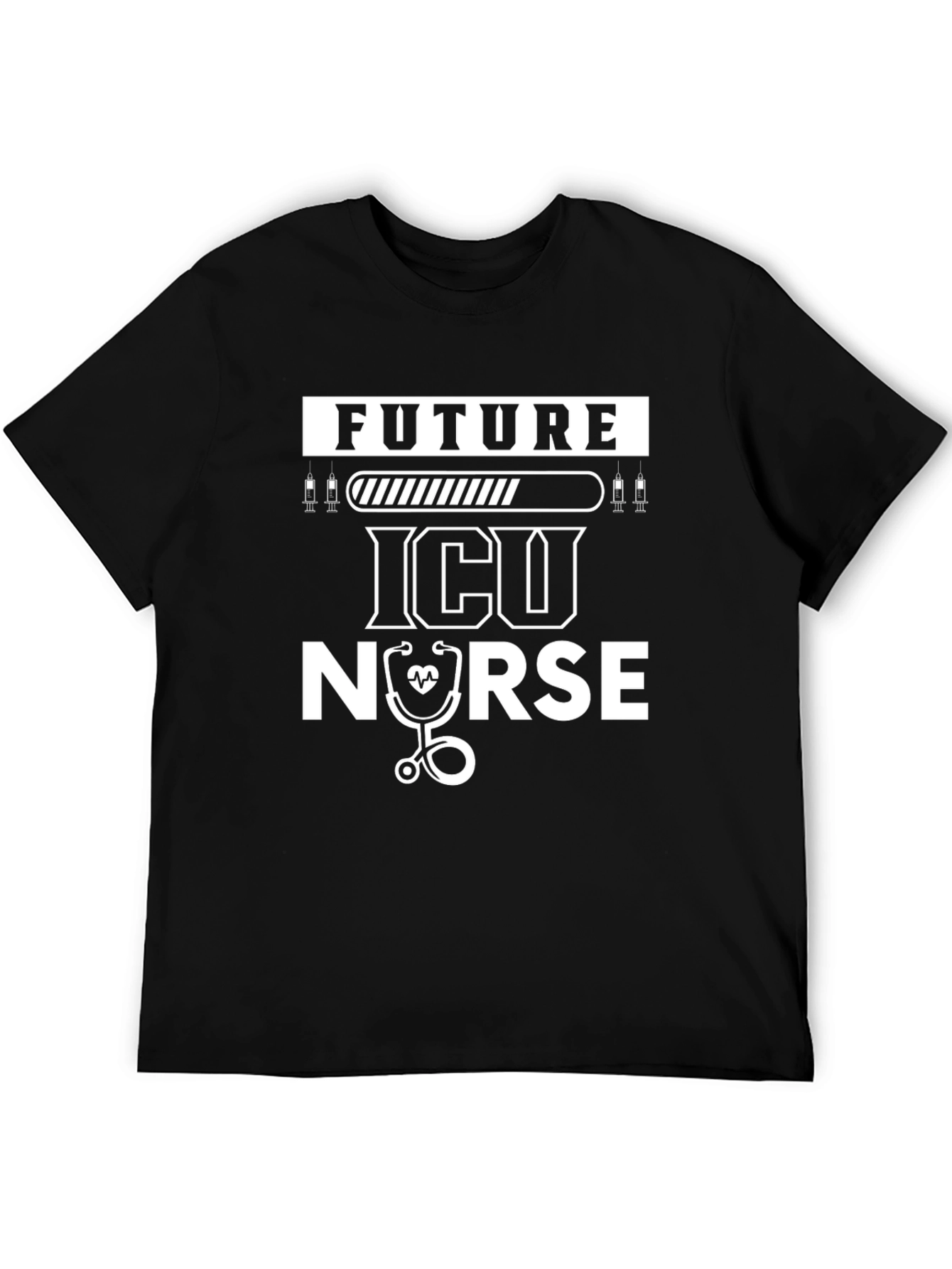 Future ICU Nurse Black T-Shirt