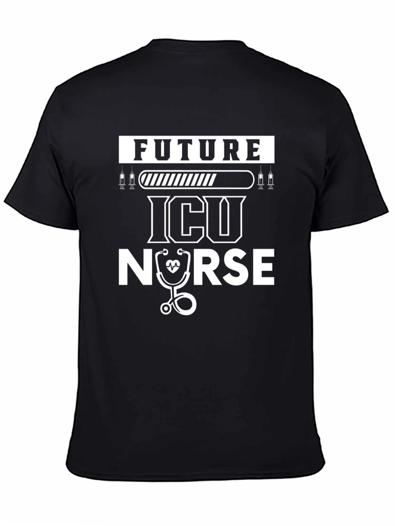 Future ICU Nurse Black T-Shirt