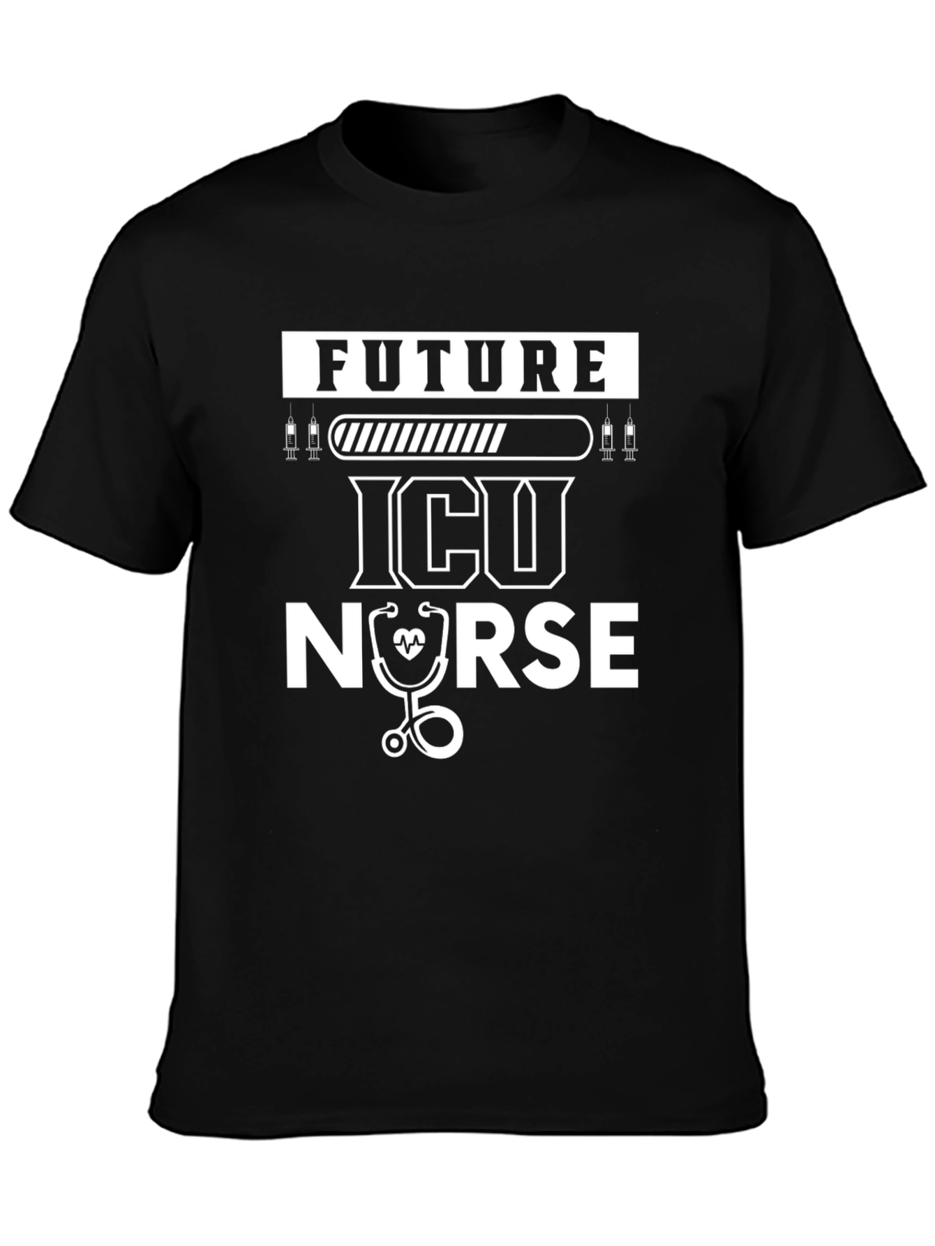 Future ICU Nurse Black T-Shirt