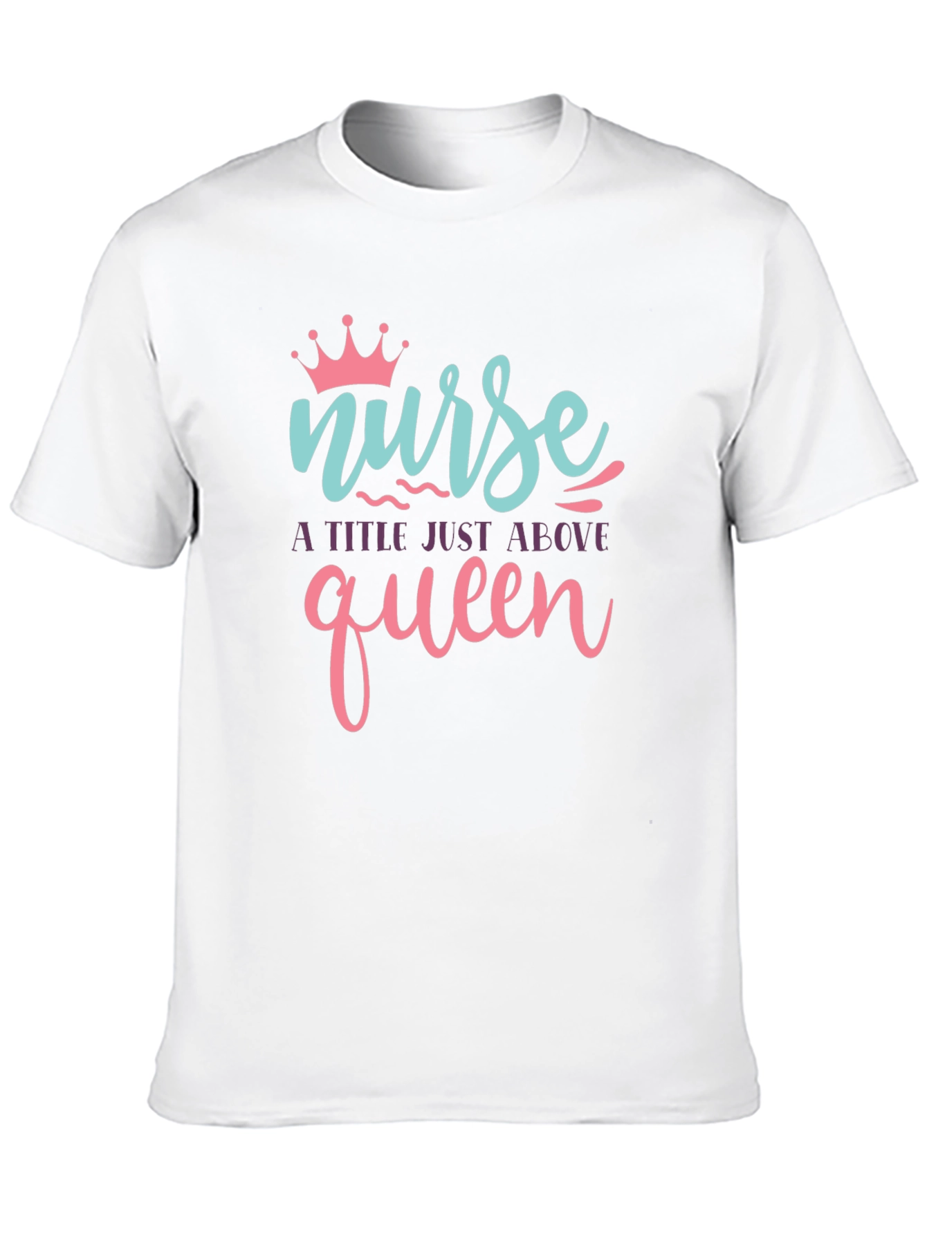 Nurse Queen Black T-Shirt