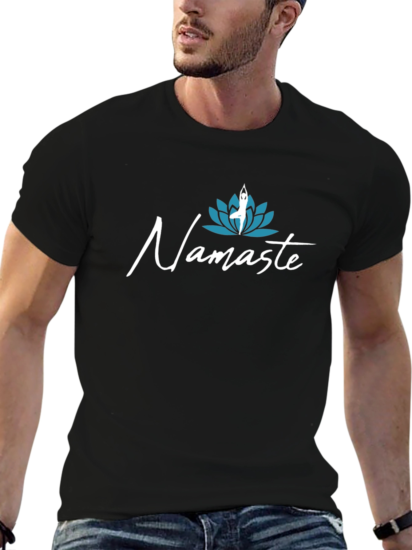 Namaste Yoga Lotus T-Shirt