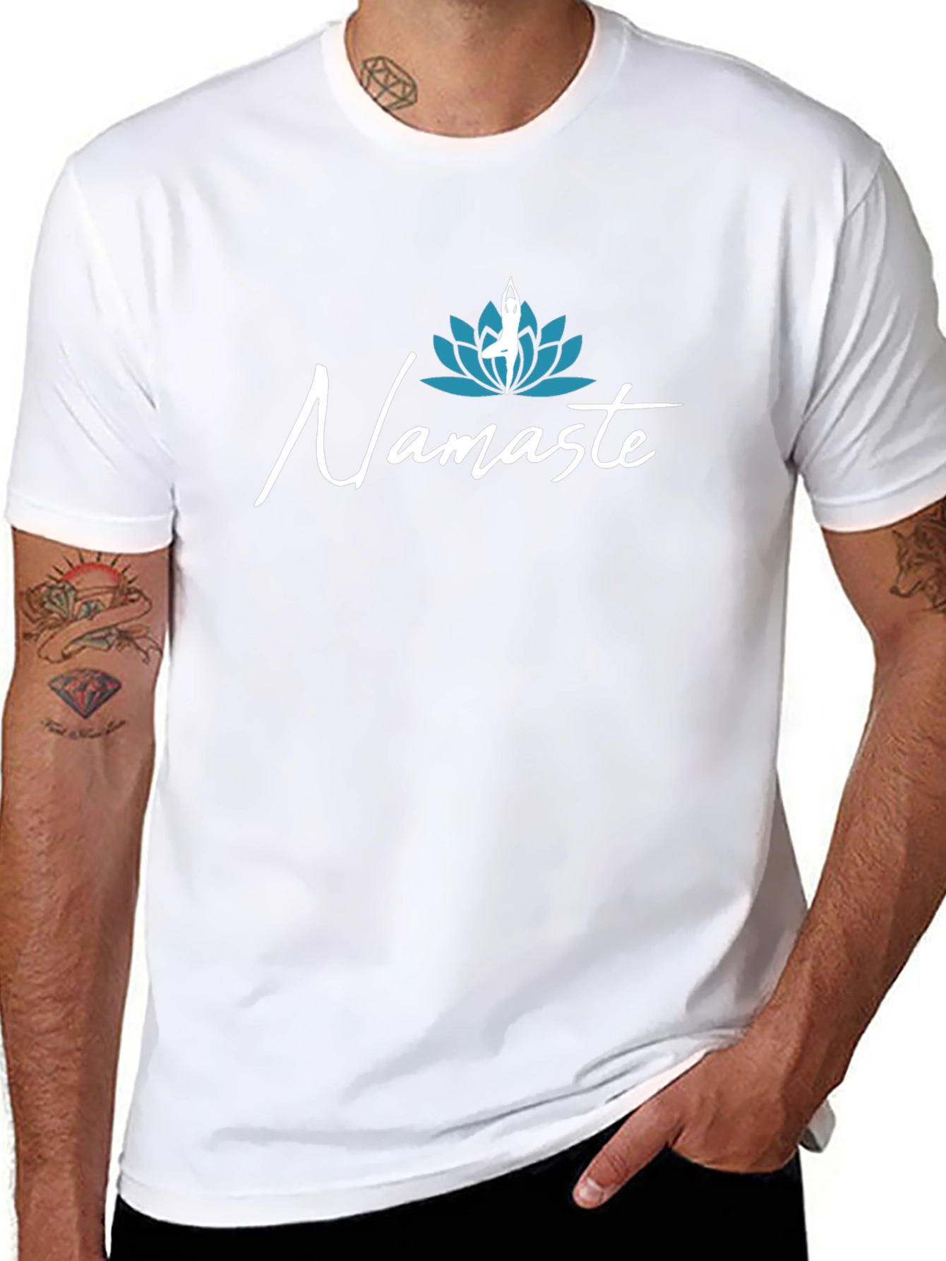 Namaste Yoga Lotus T-Shirt