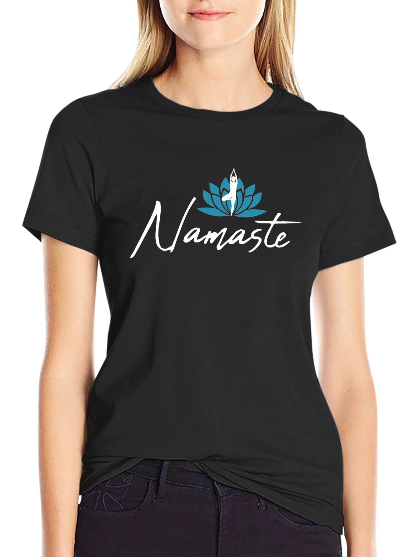 Namaste Yoga Lotus T-Shirt