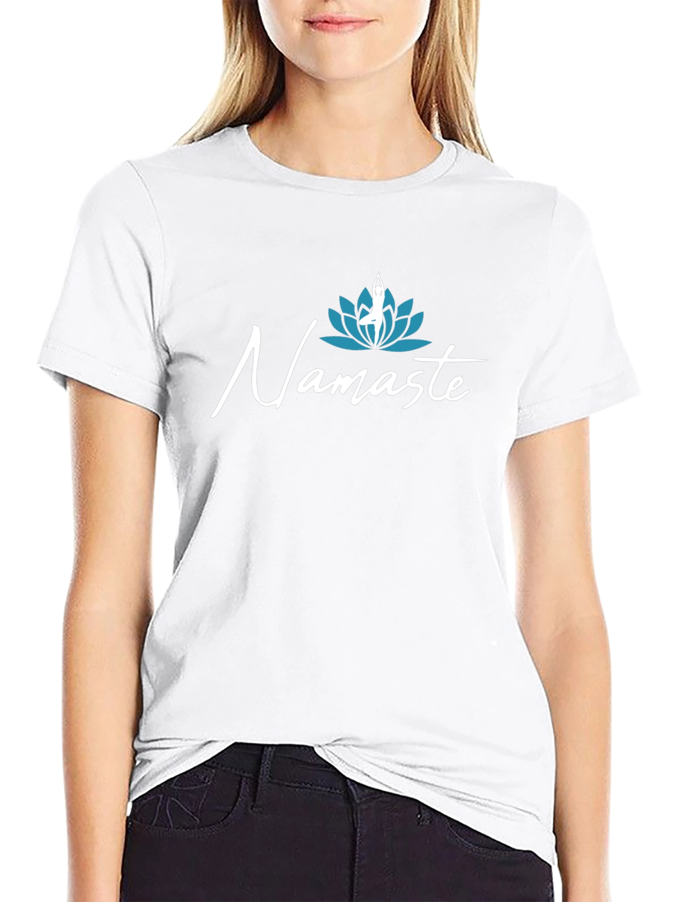 Namaste Yoga Lotus T-Shirt