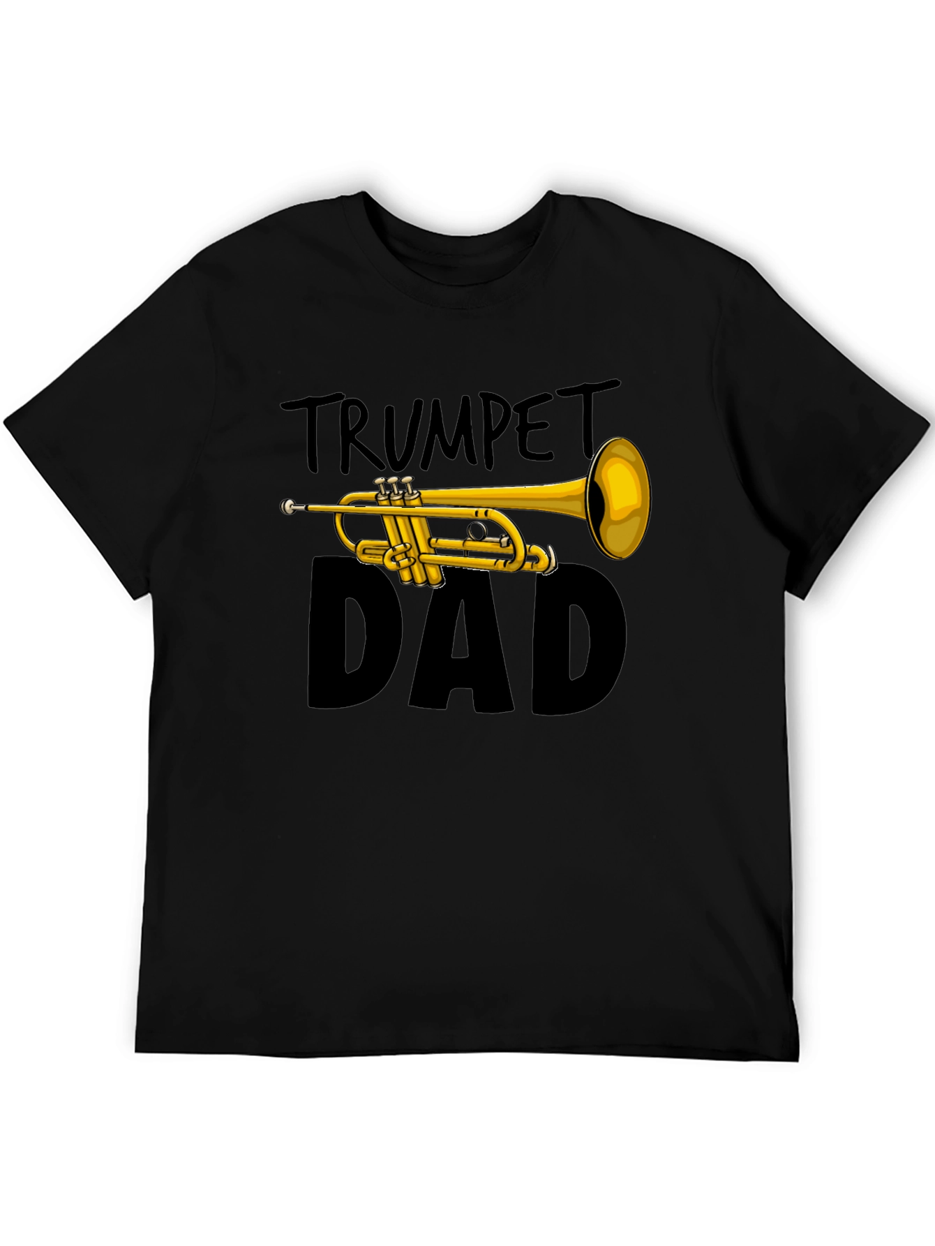 Trumpet Dad Graphic Tee - Musician Father T-Shirt