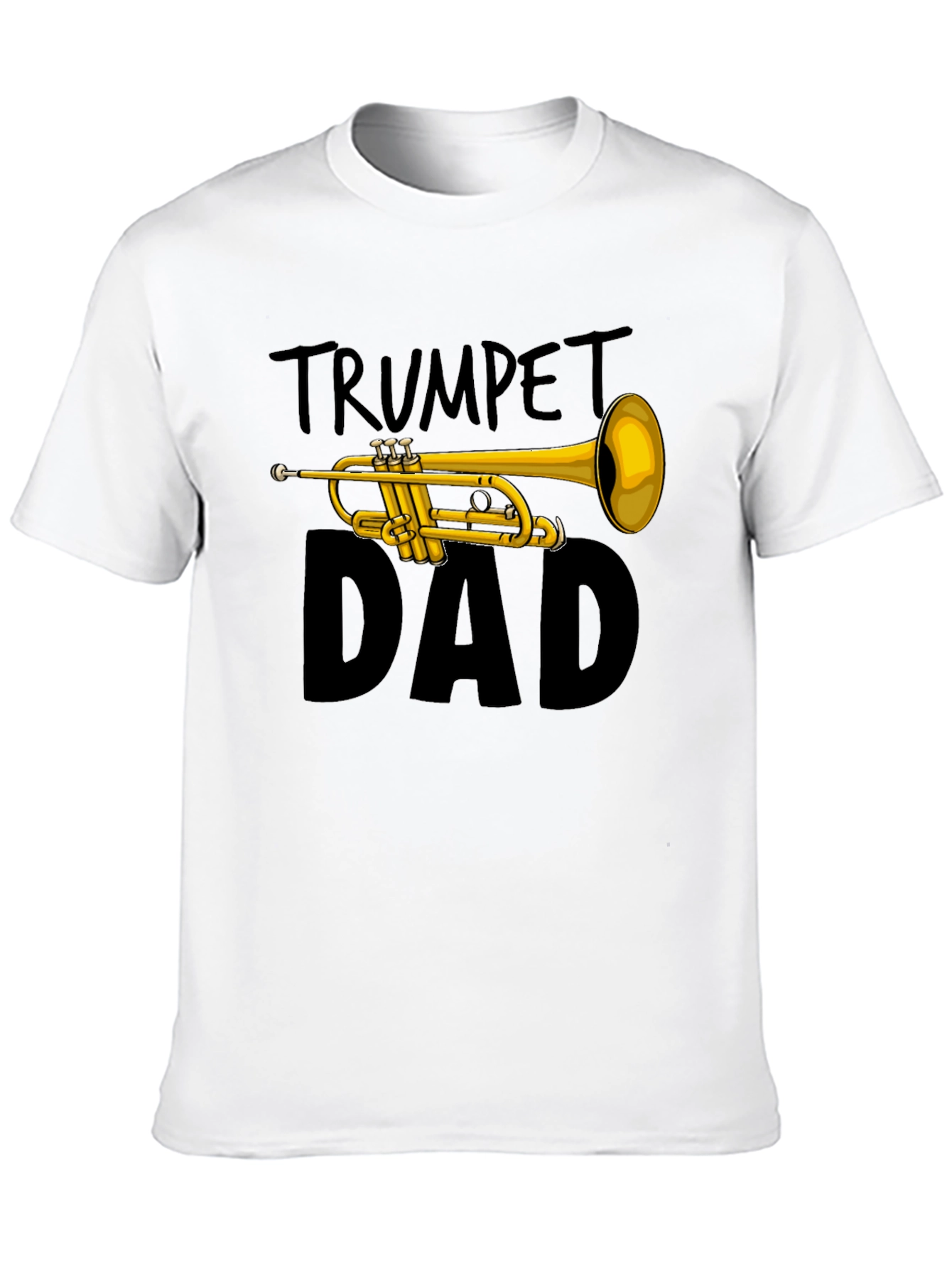 Trumpet Dad Graphic Tee - Musician Father T-Shirt