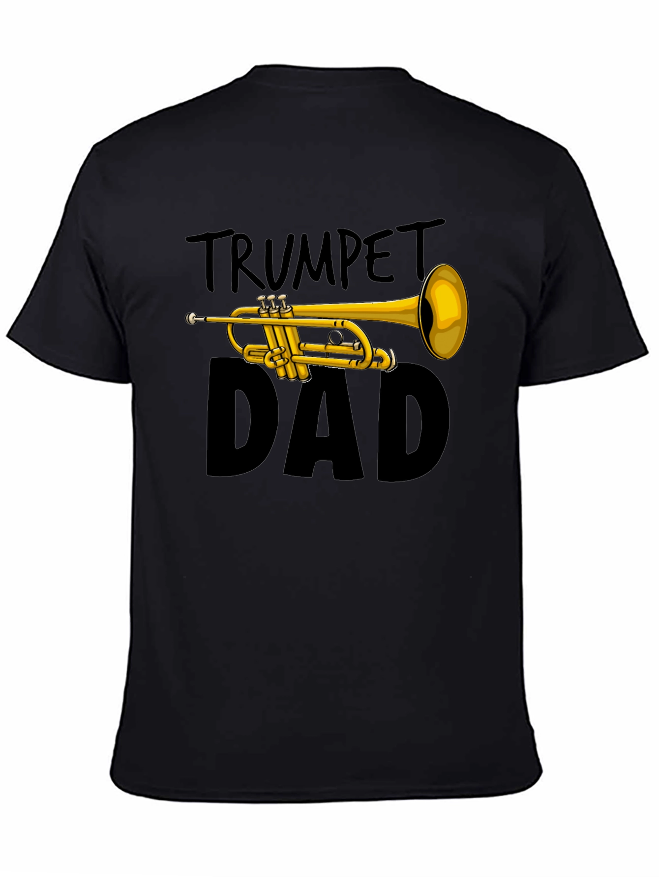 Trumpet Dad Graphic Tee - Musician Father T-Shirt