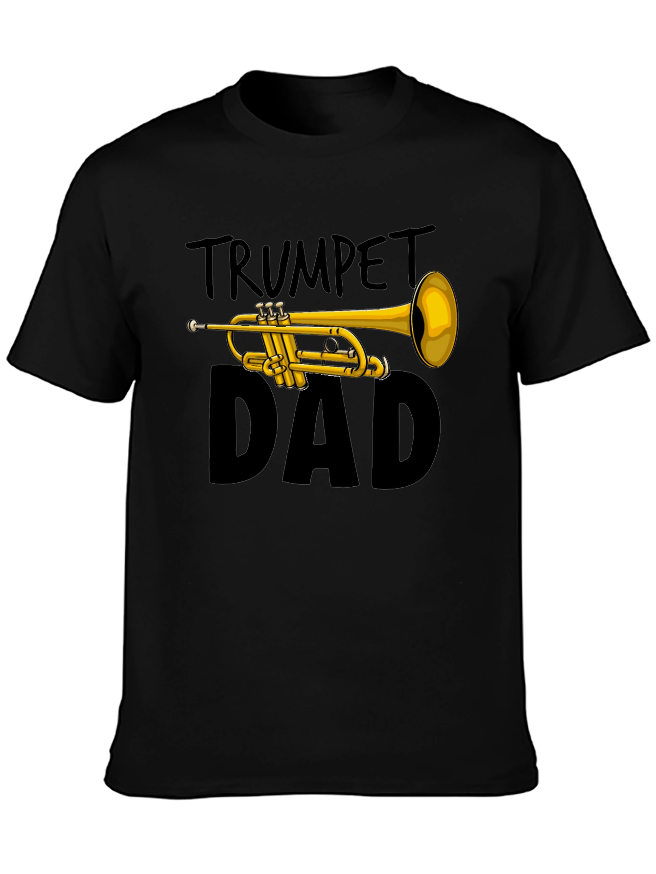 Trumpet Dad Graphic Tee - Musician Father T-Shirt