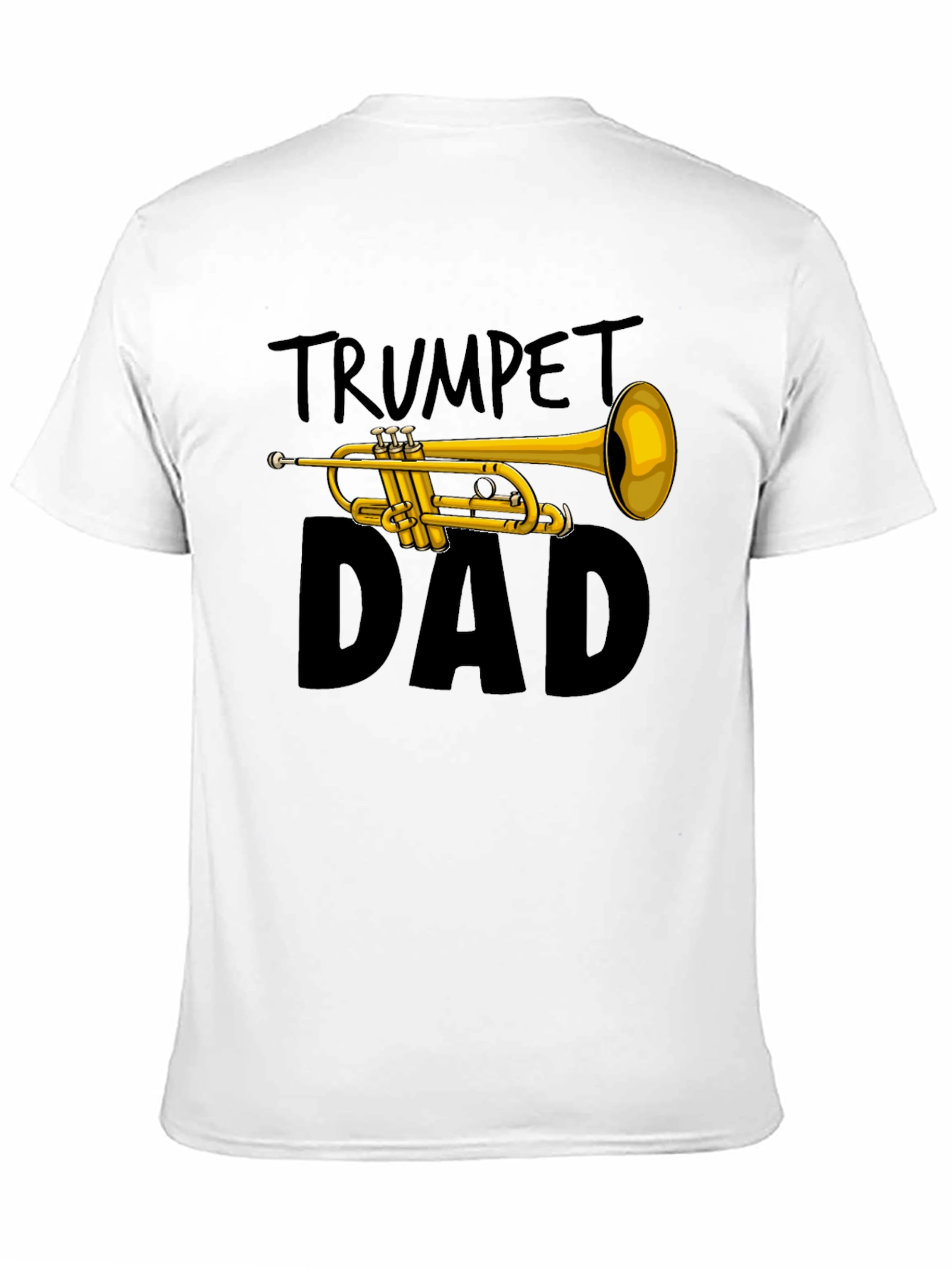 Trumpet Dad Graphic Tee - Musician Father T-Shirt