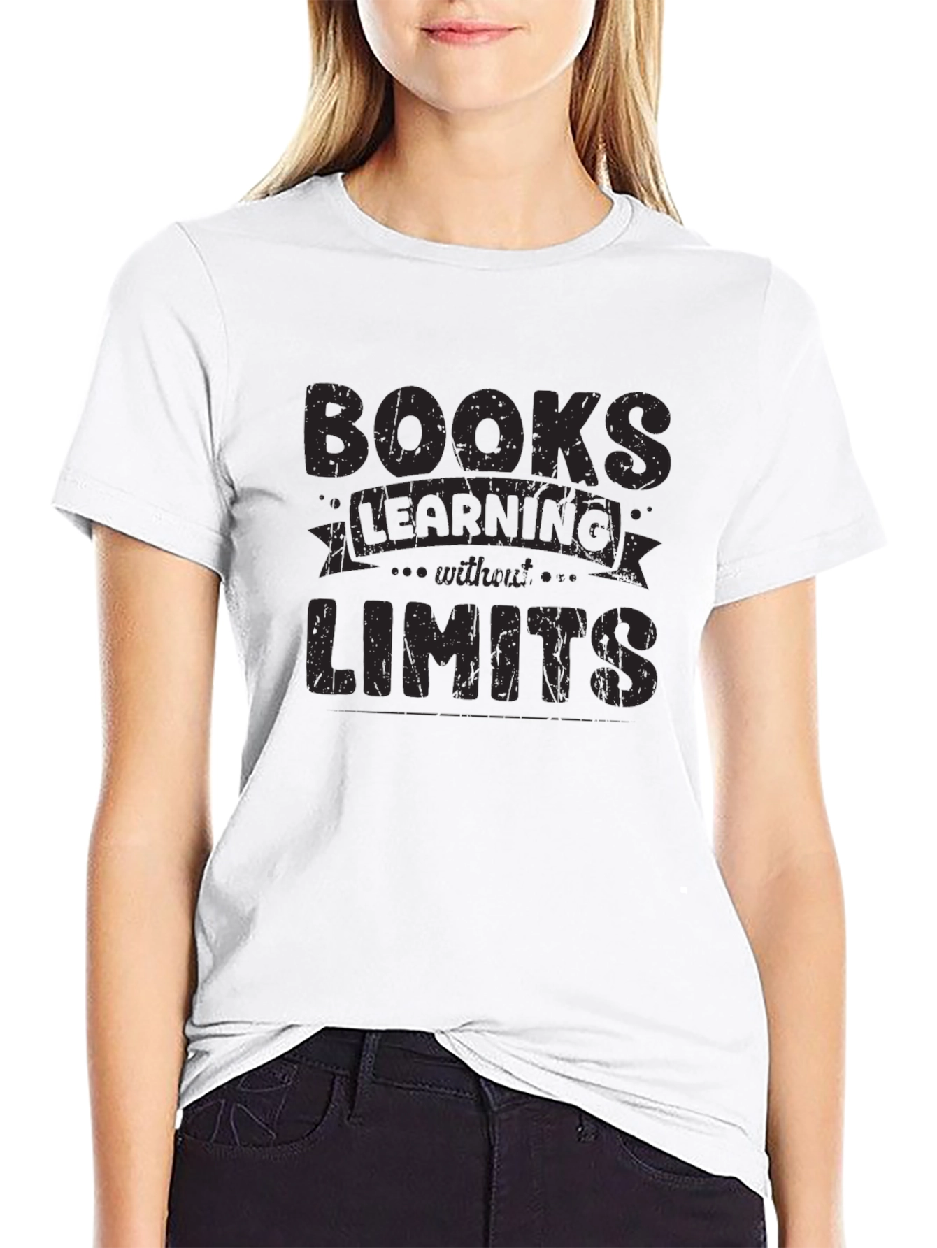 Books Learning Without Limits Graphic Tee