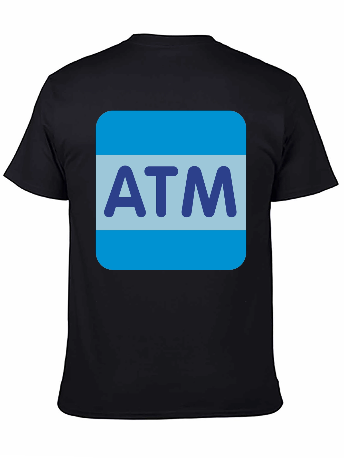 ATM Icon Black T-Shirt - Funny Banking Tee