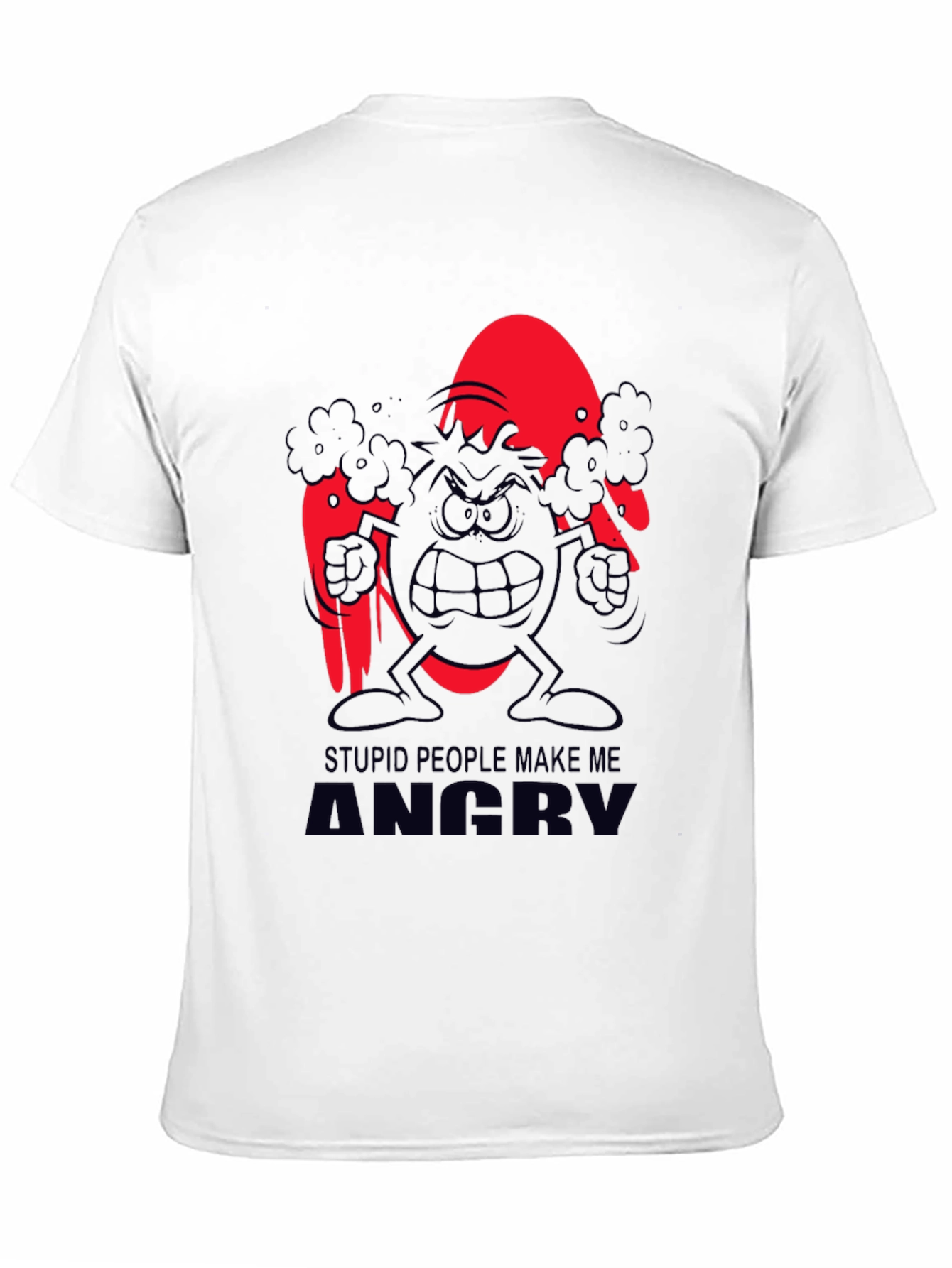 Angry Egg Graphic T-Shirt