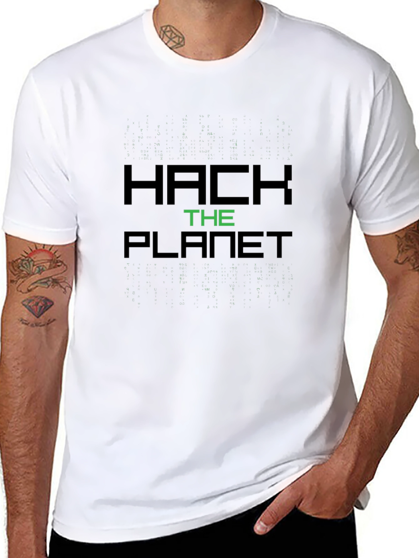 Hack the Planet Graphic T-Shirt