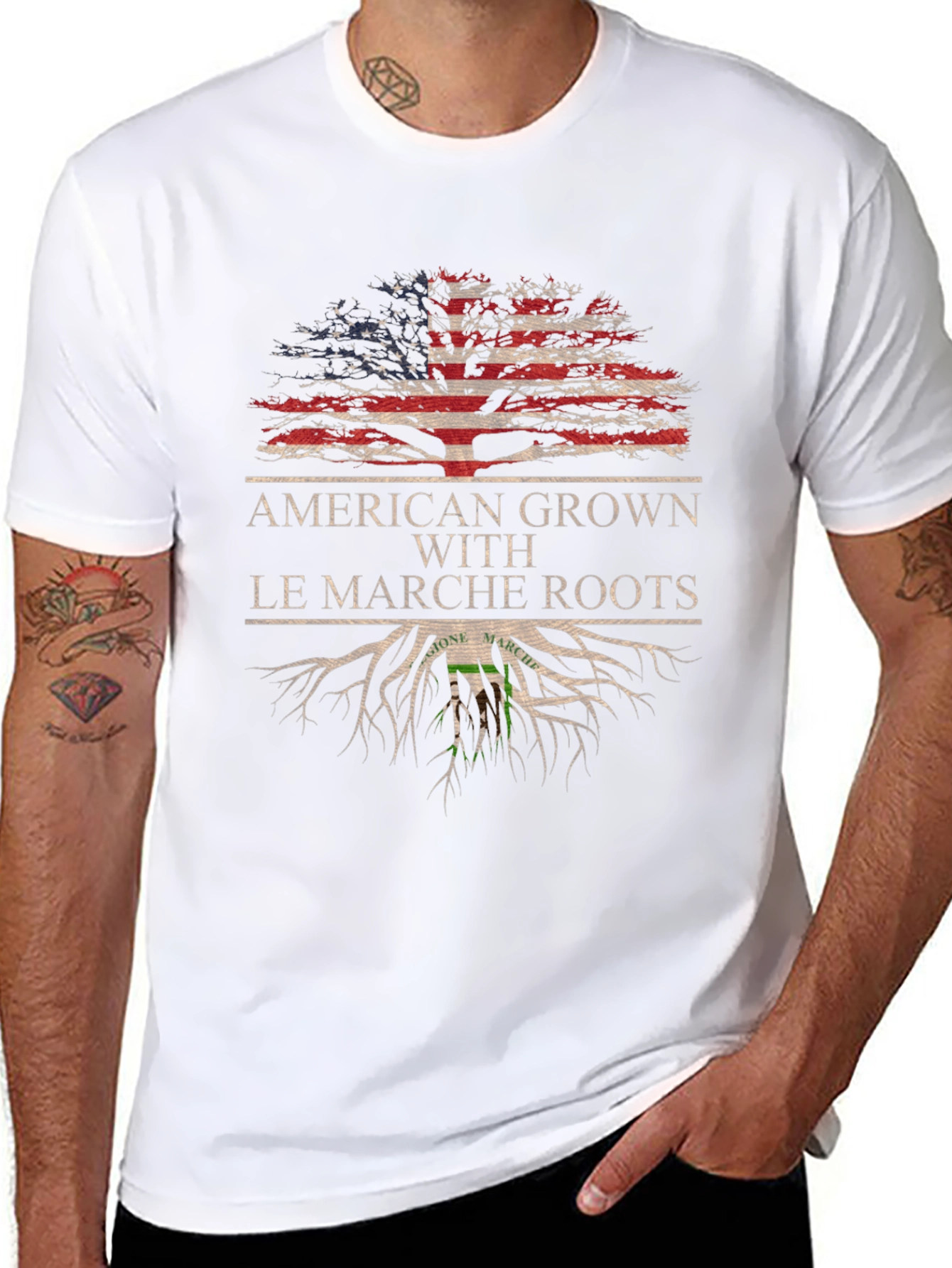 American Grown Marche Roots T-Shirt