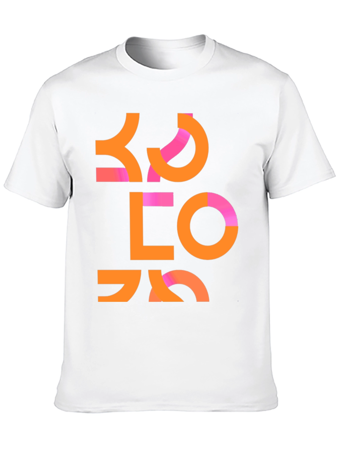 Geometric Print Black T-Shirt