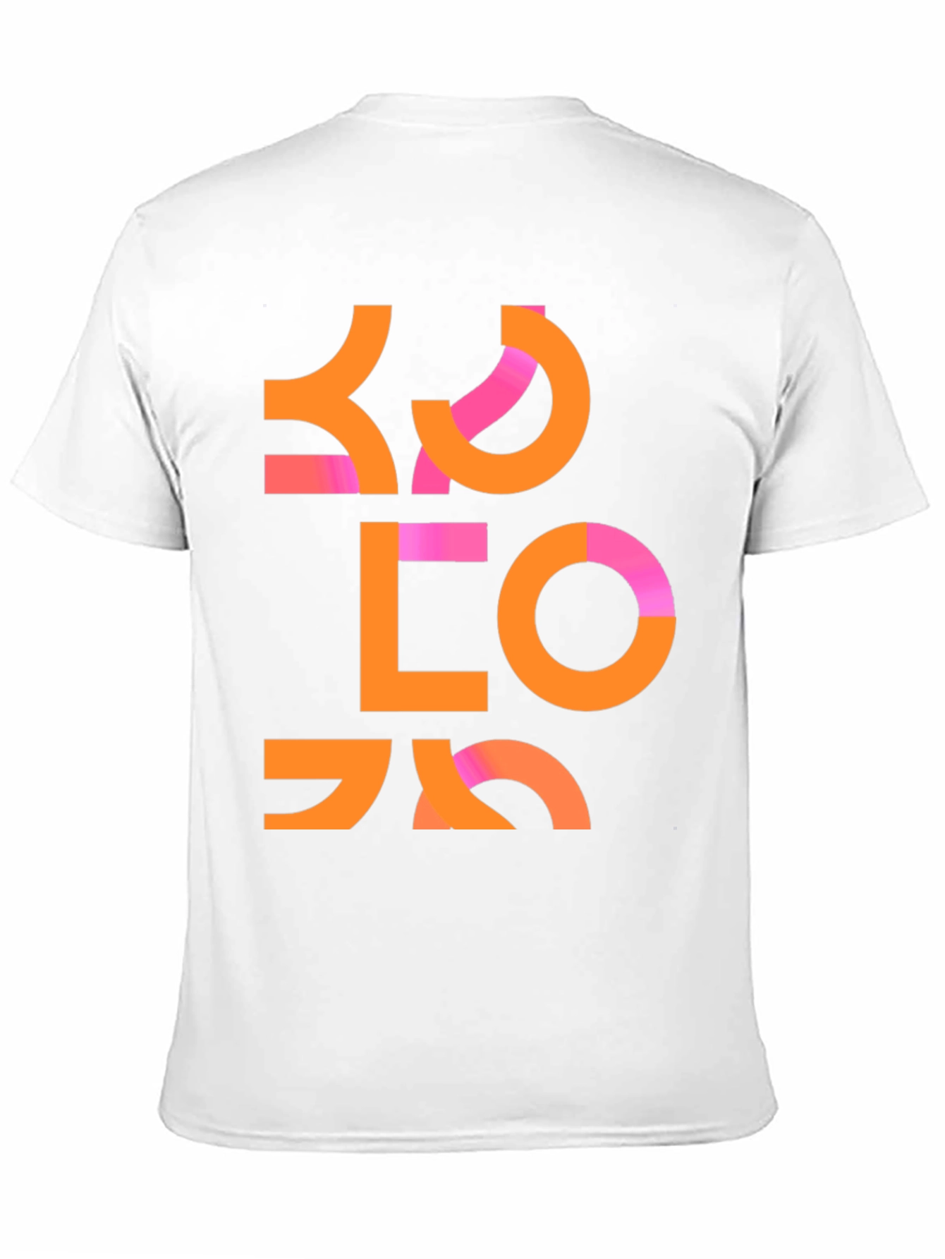 Geometric Print Black T-Shirt