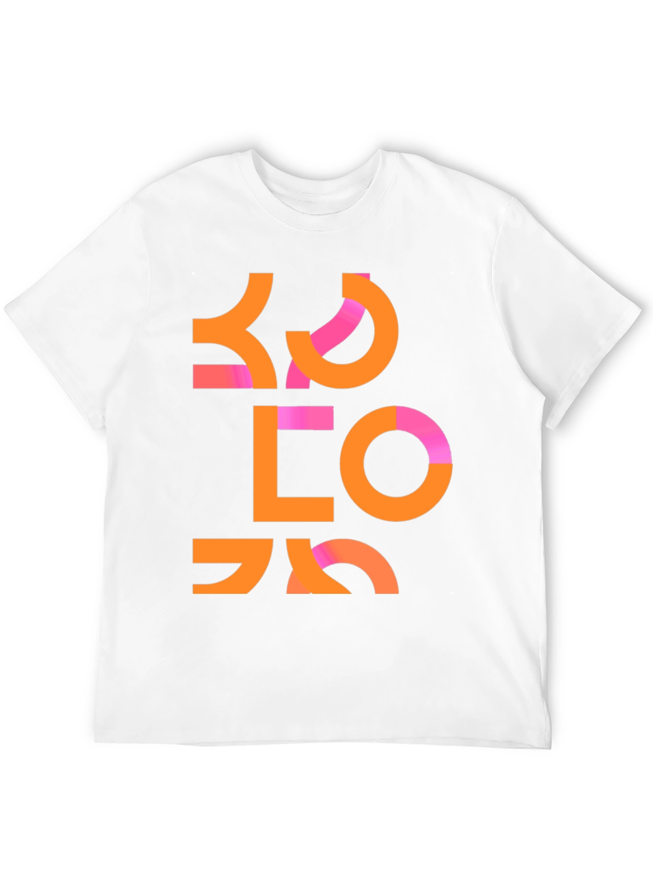 Geometric Print Black T-Shirt
