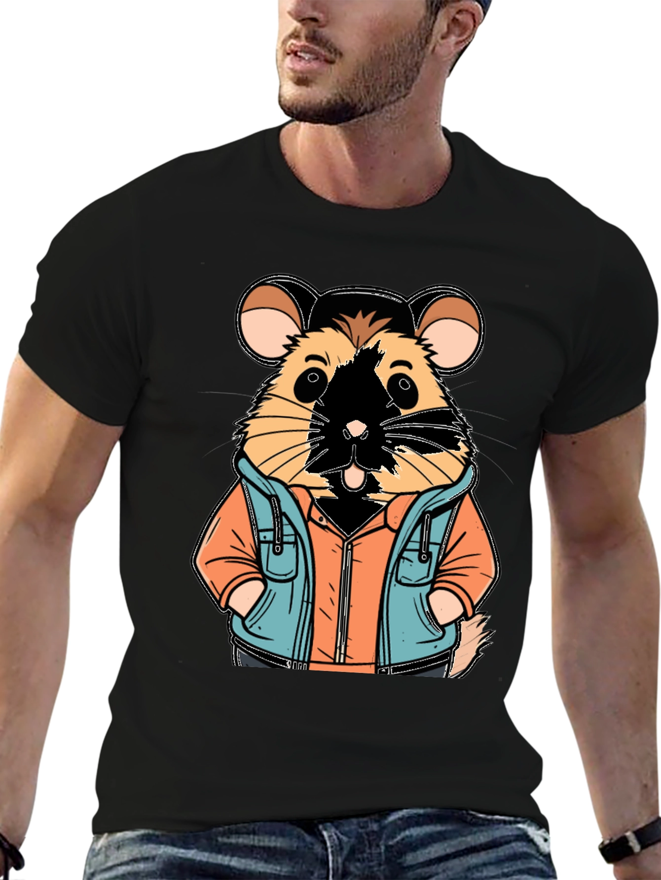 Cool Hamster Graphic Tee - Unisex