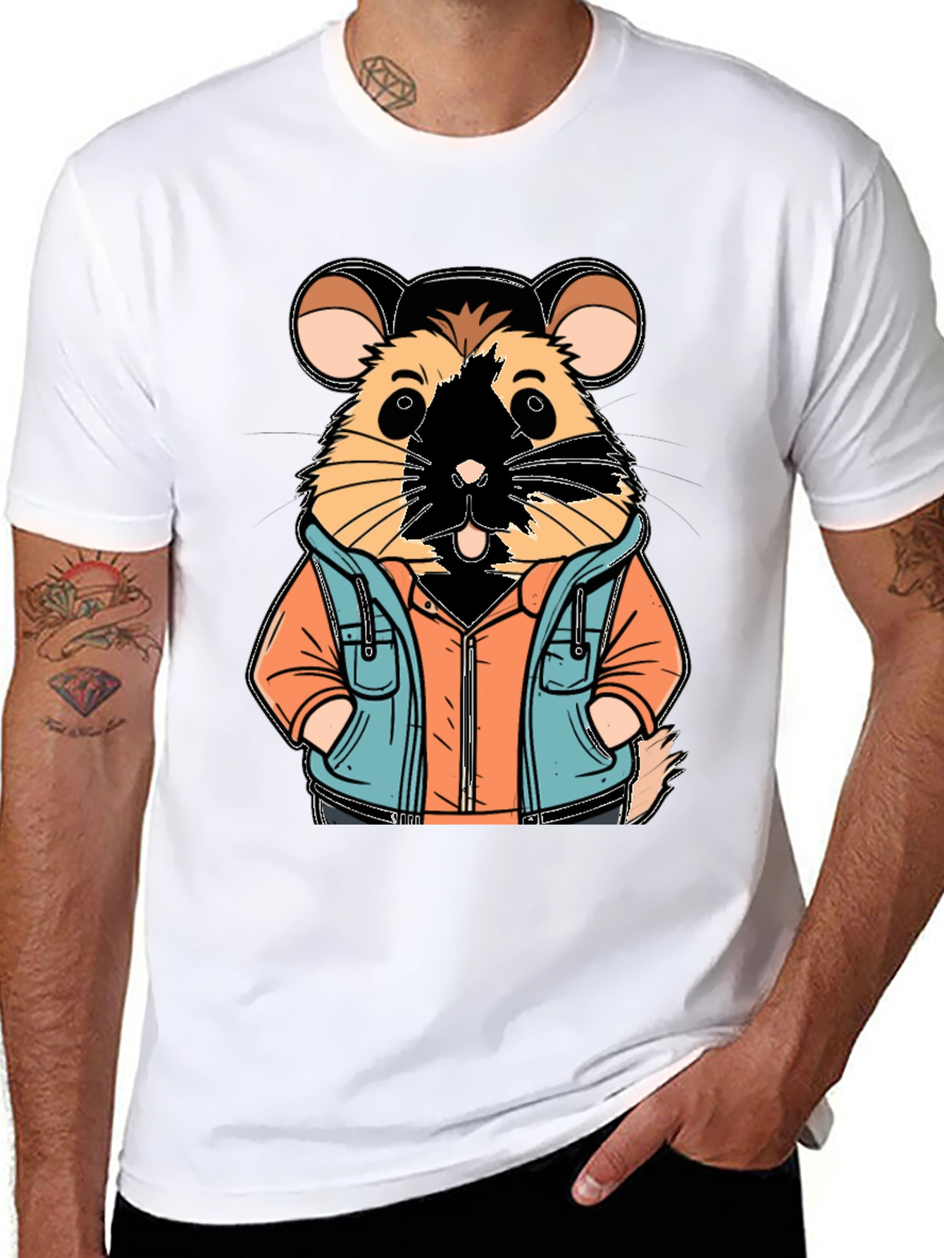 Cool Hamster Graphic Tee - Unisex