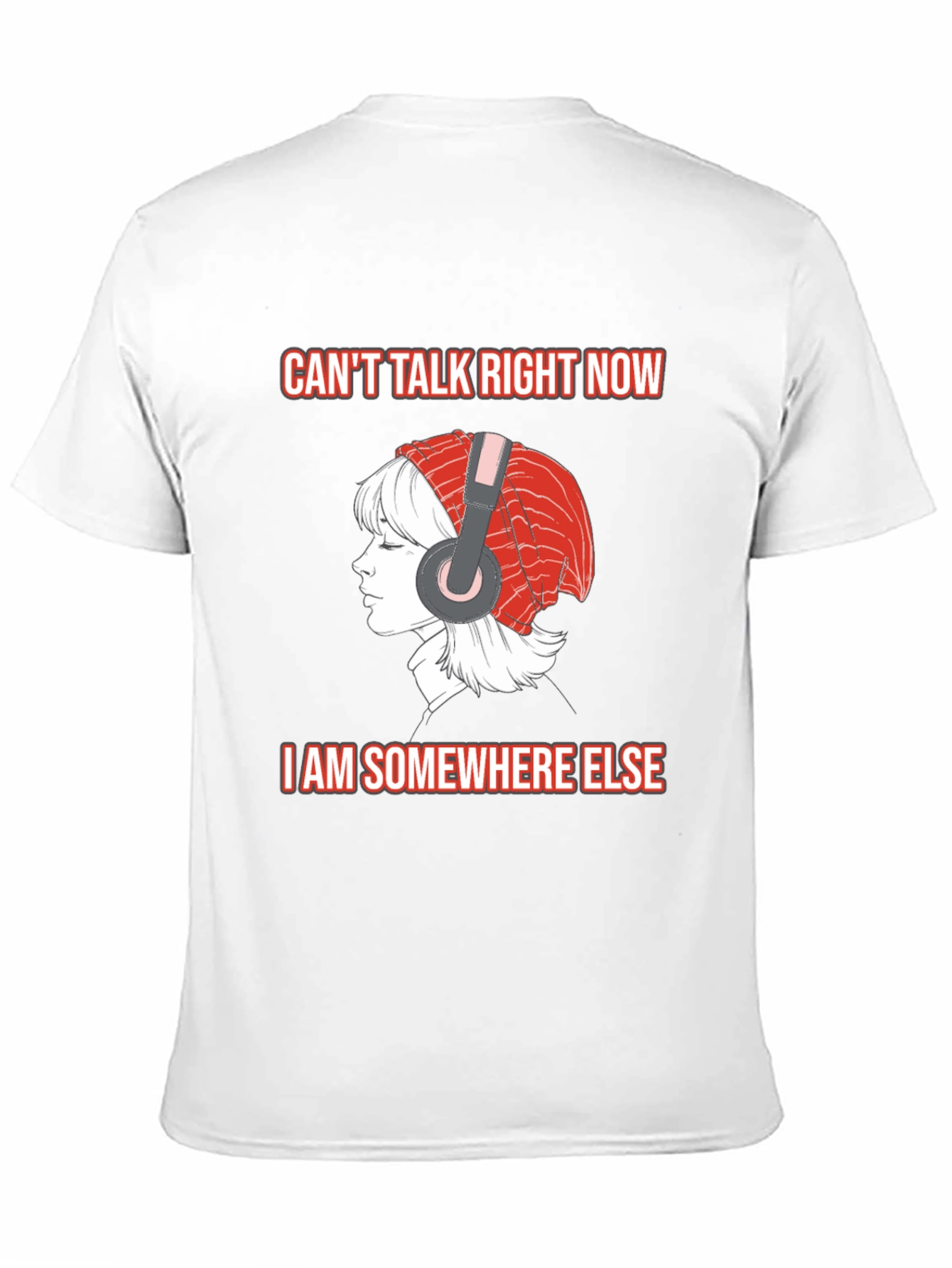 Cant Talk Right Now Black T-Shirt