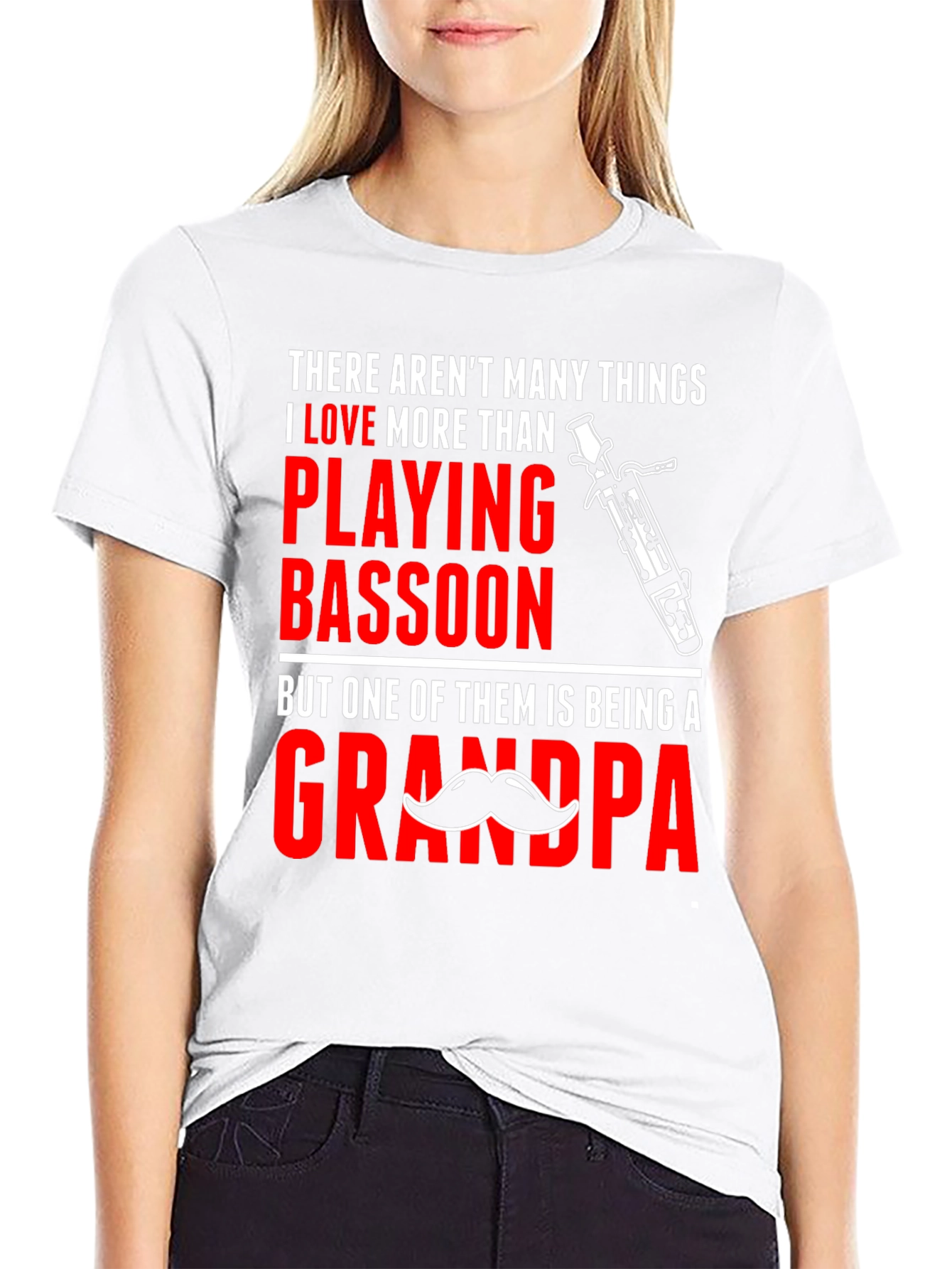 Bassoon Playing Grandpa T-Shirt