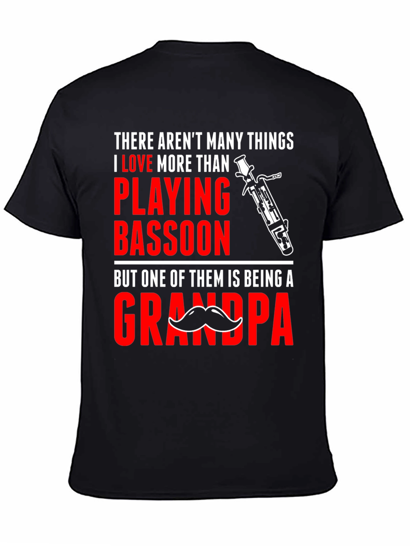 Bassoon Playing Grandpa T-Shirt