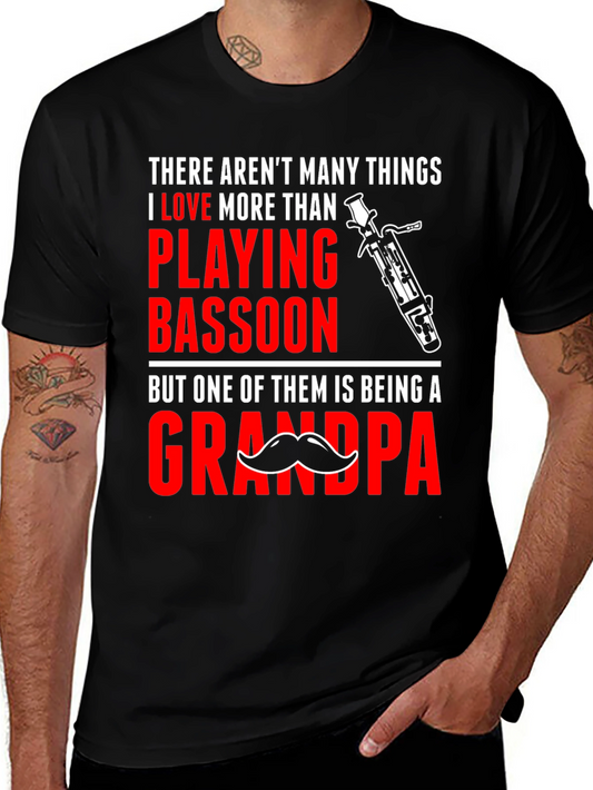 Bassoon Playing Grandpa T-Shirt
