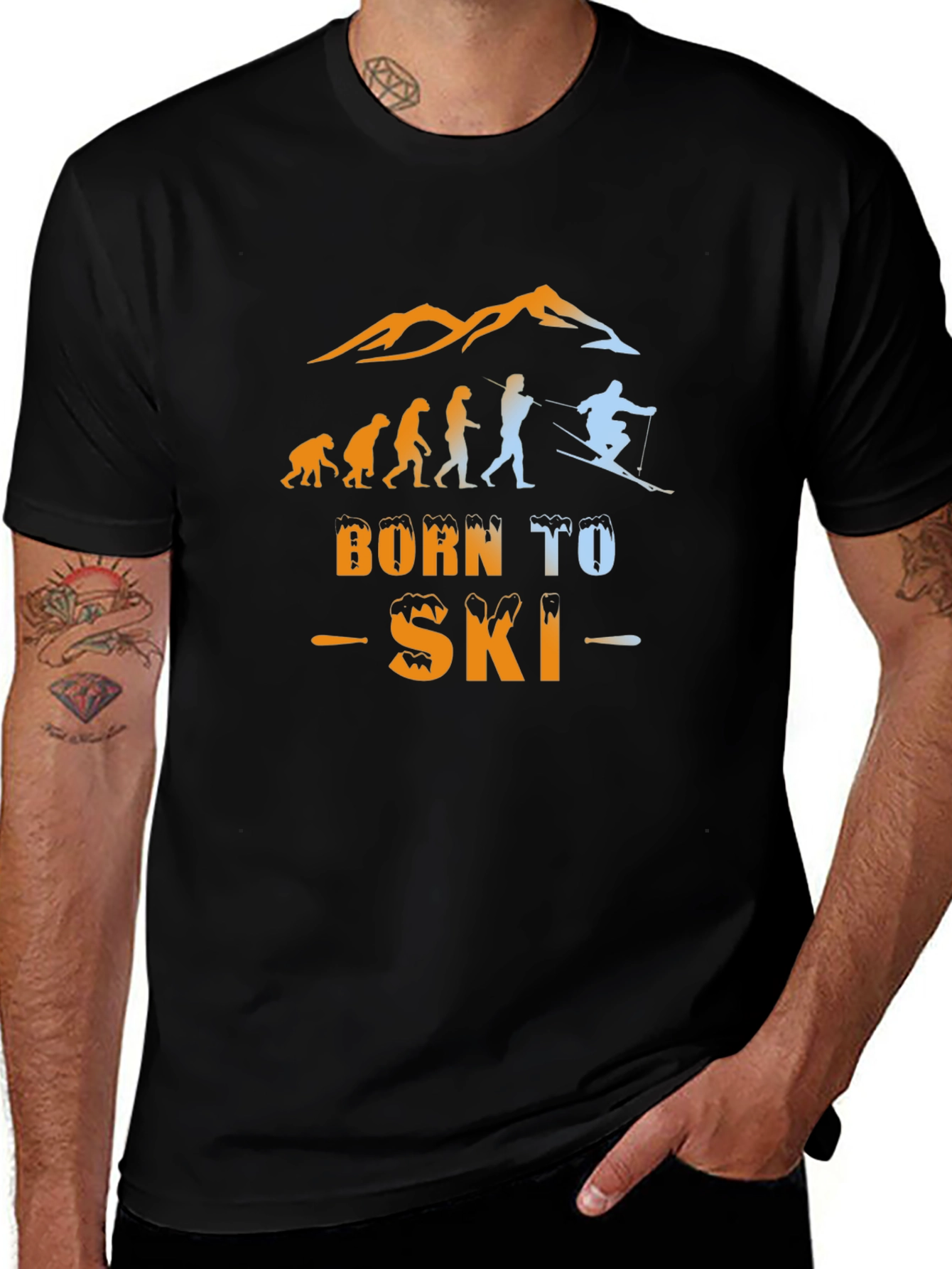Born to Ski Evolution T-Shirt