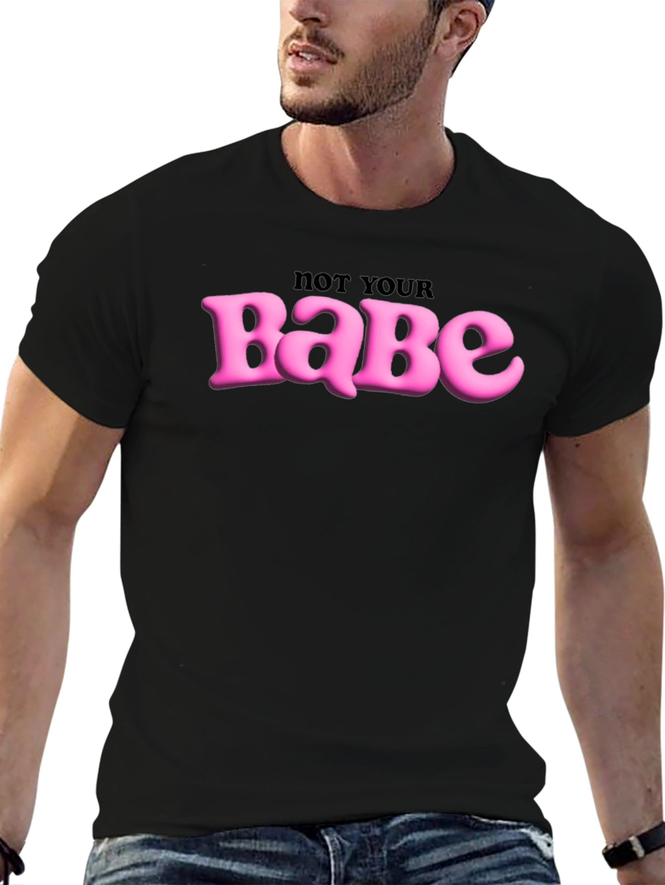Not Your Babe Graphic Tee - Edgy Slogan T-Shirt