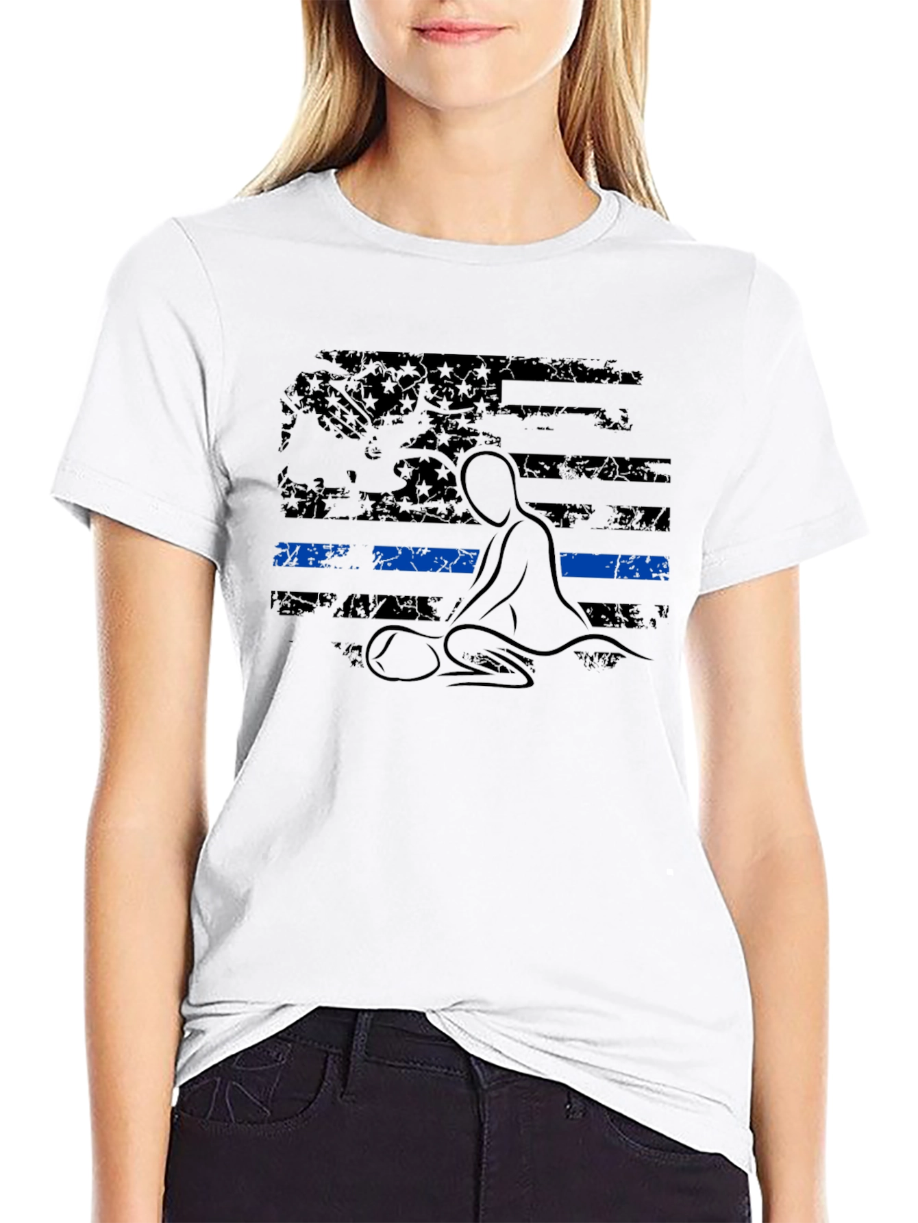 Thin Blue Line CPR Graphic T-Shirt