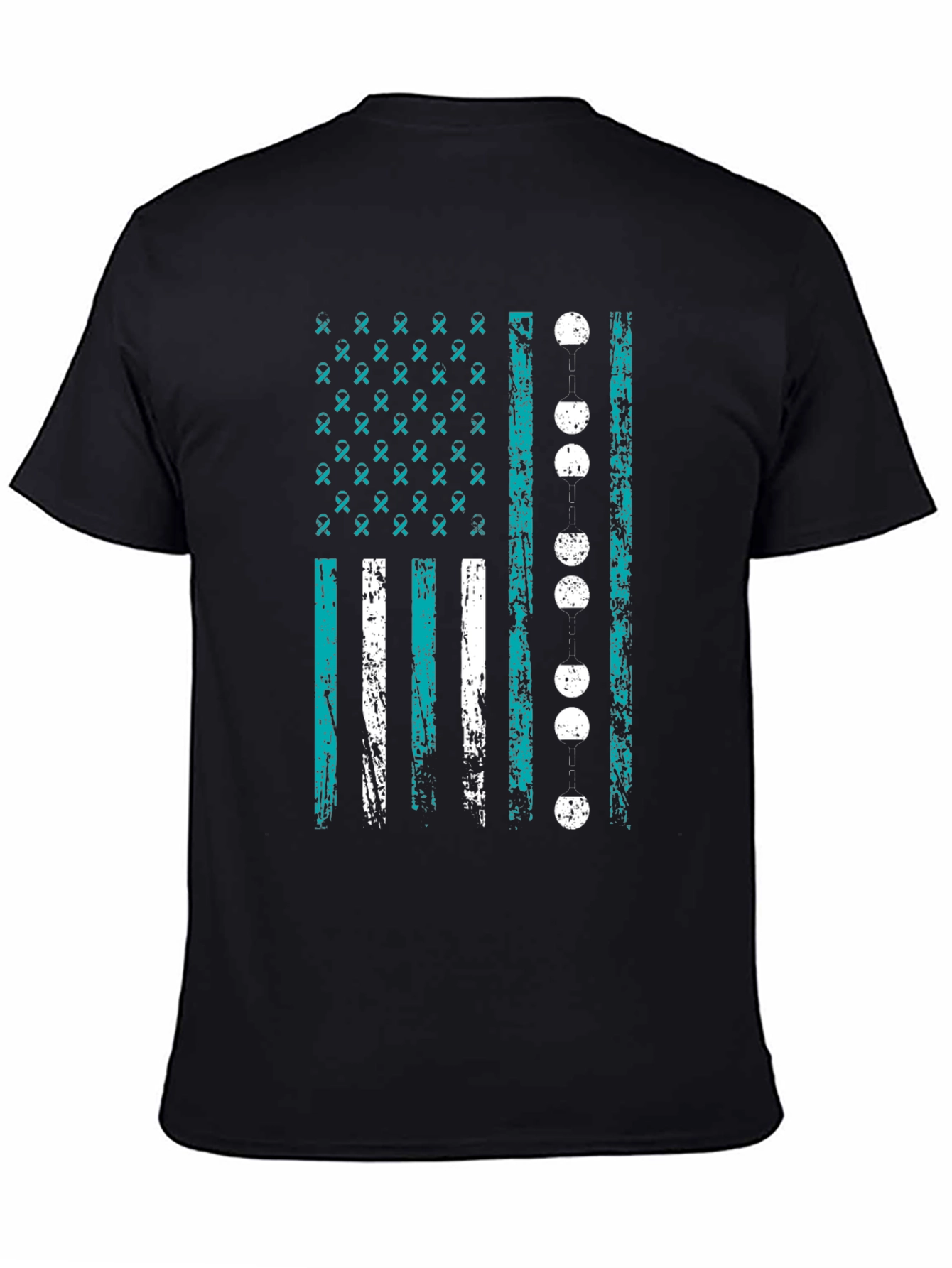 Awareness Ribbon Flag Graphic T-Shirt