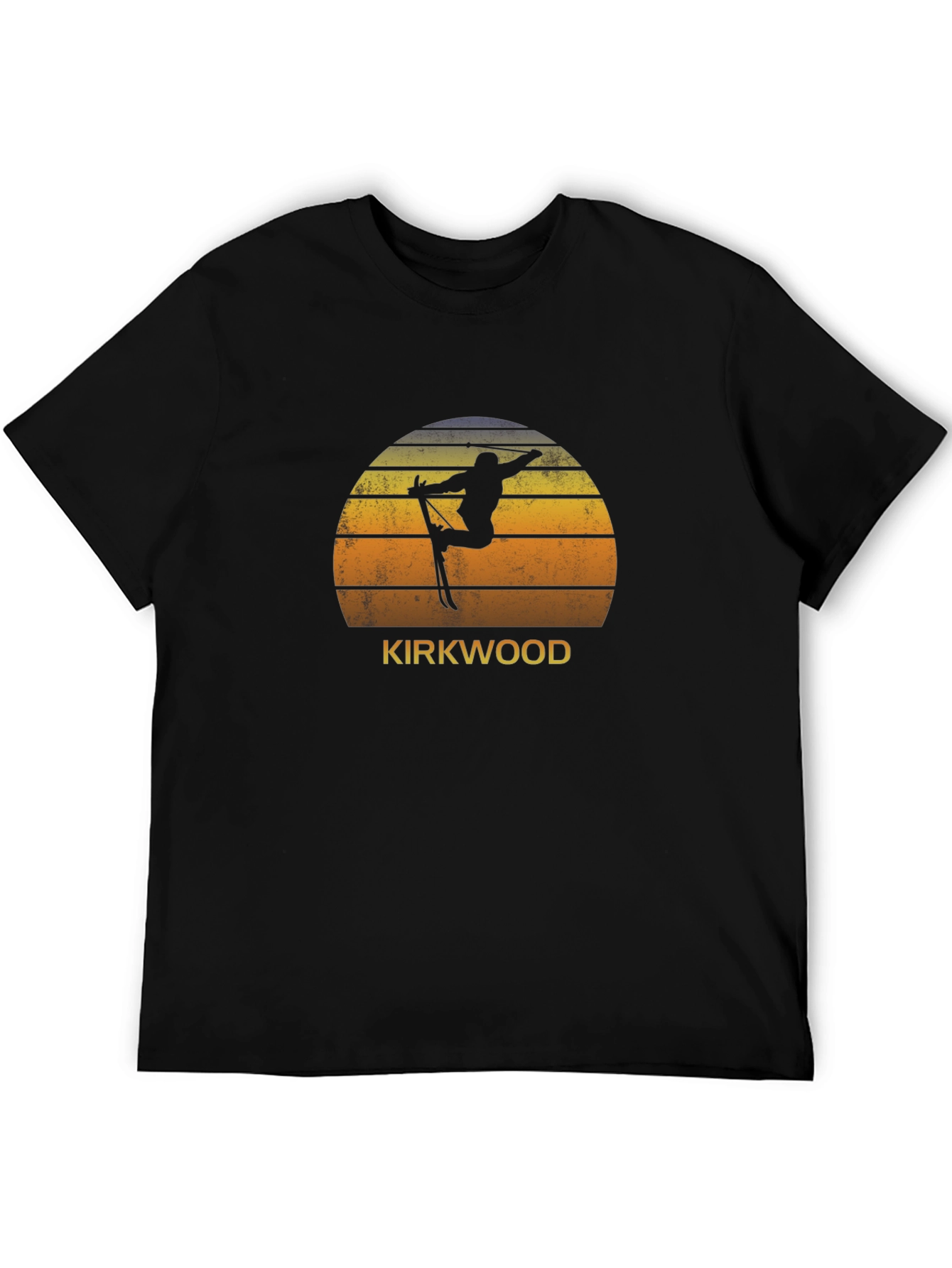 Kirkwood Retro Skiing Graphic T-Shirt