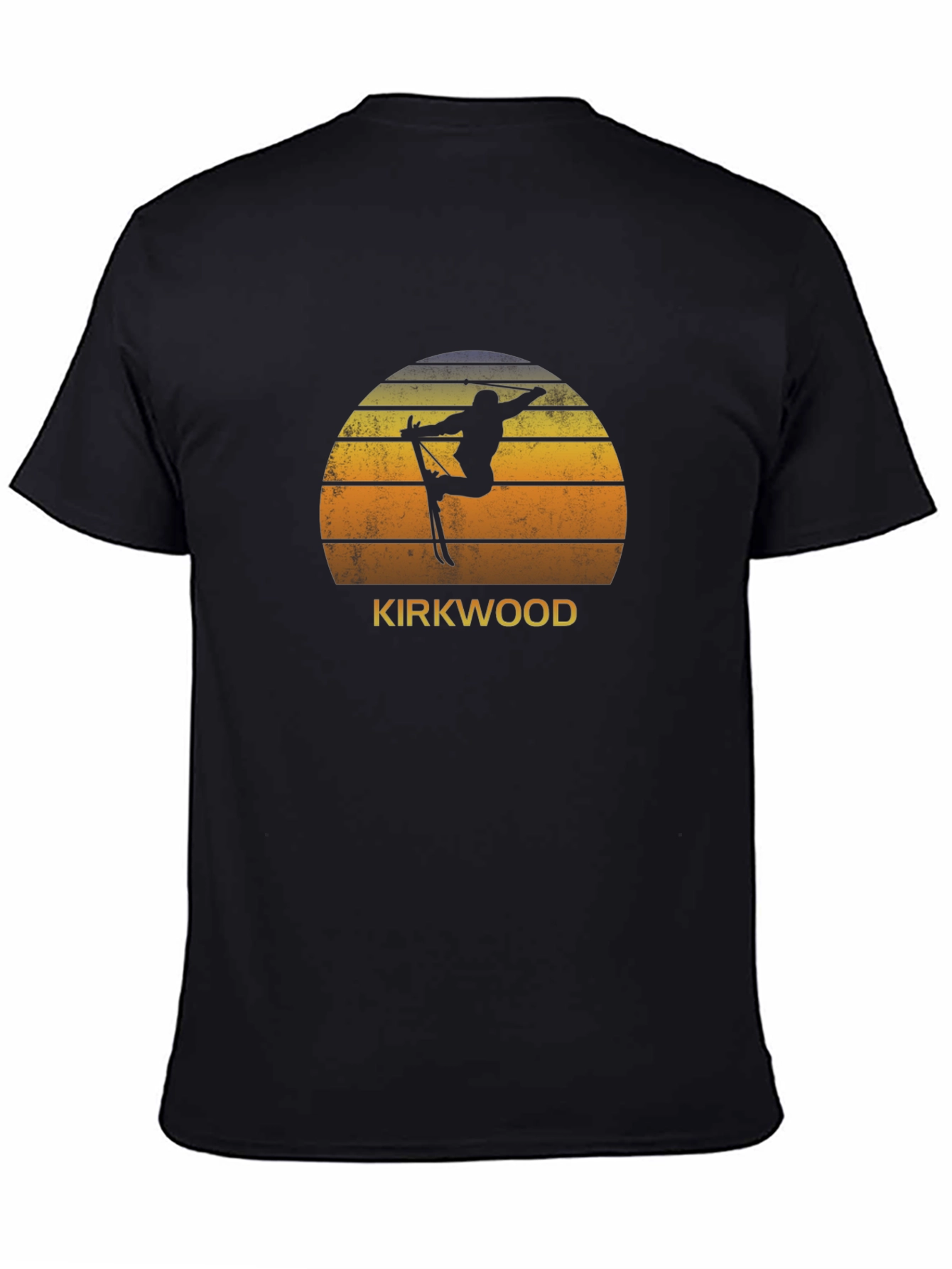 Kirkwood Retro Skiing Graphic T-Shirt