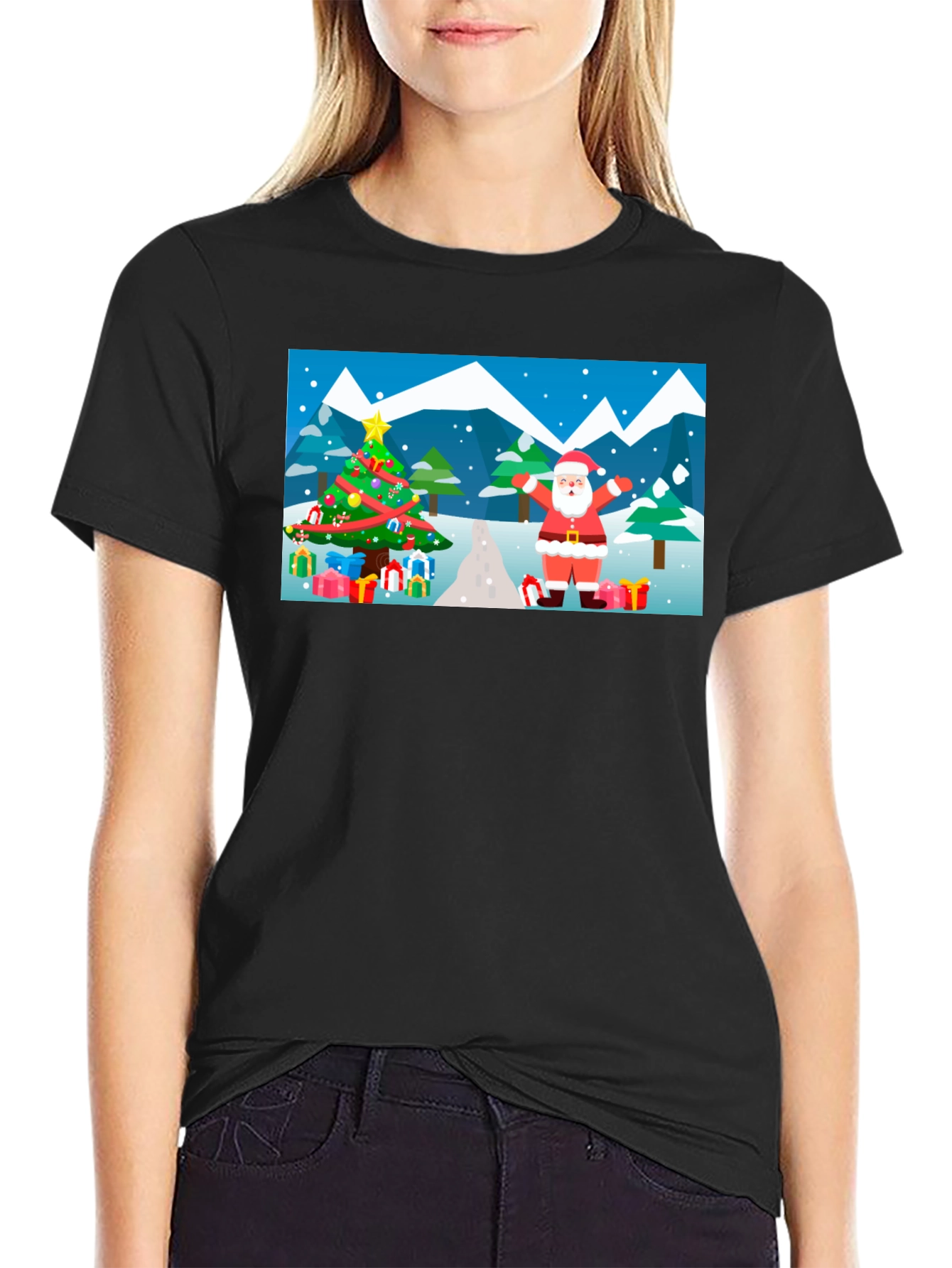 Festive Santa Christmas T-Shirt
